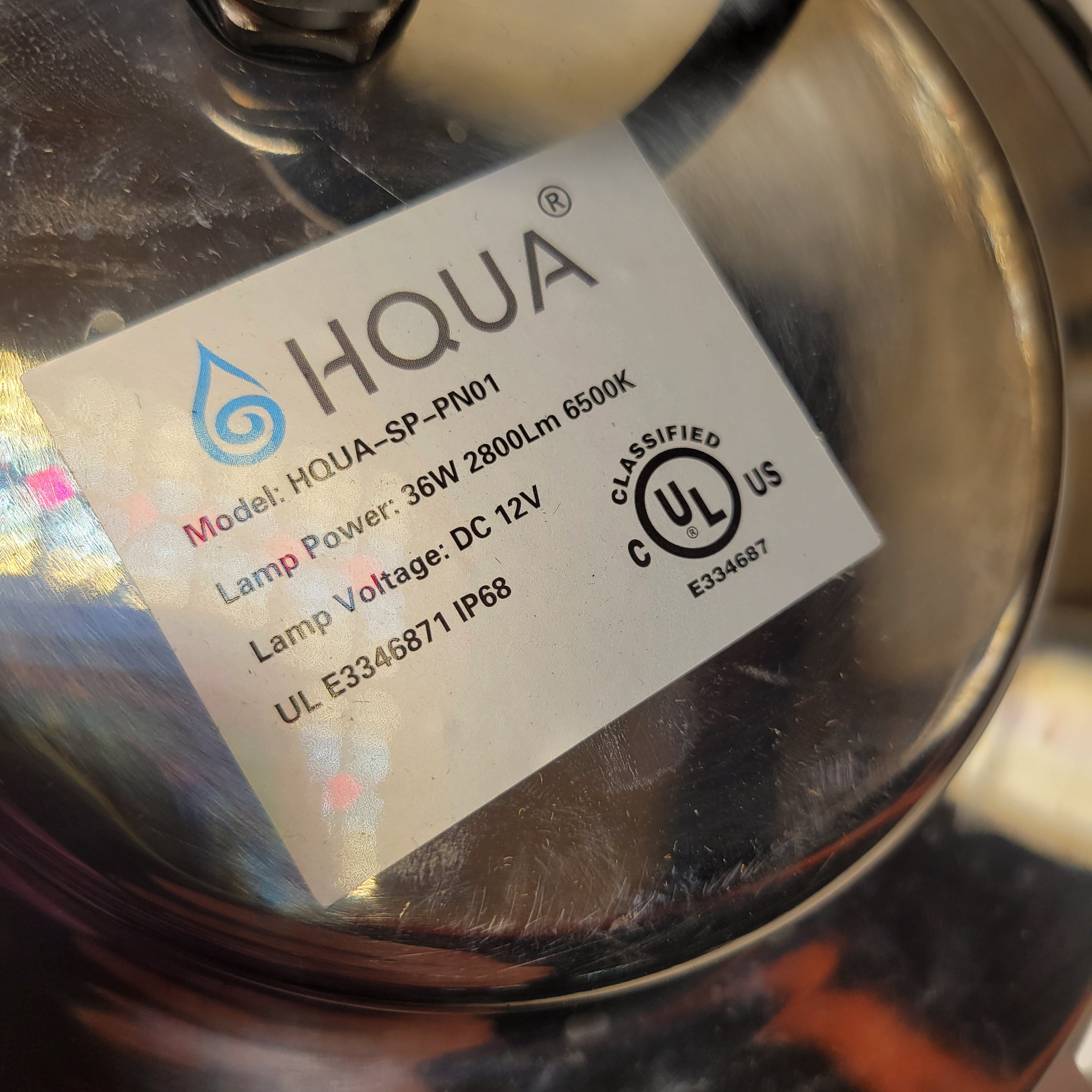HQUA Swimming Pool Light HQUAPN01, 10" 35W 3000lm, 100