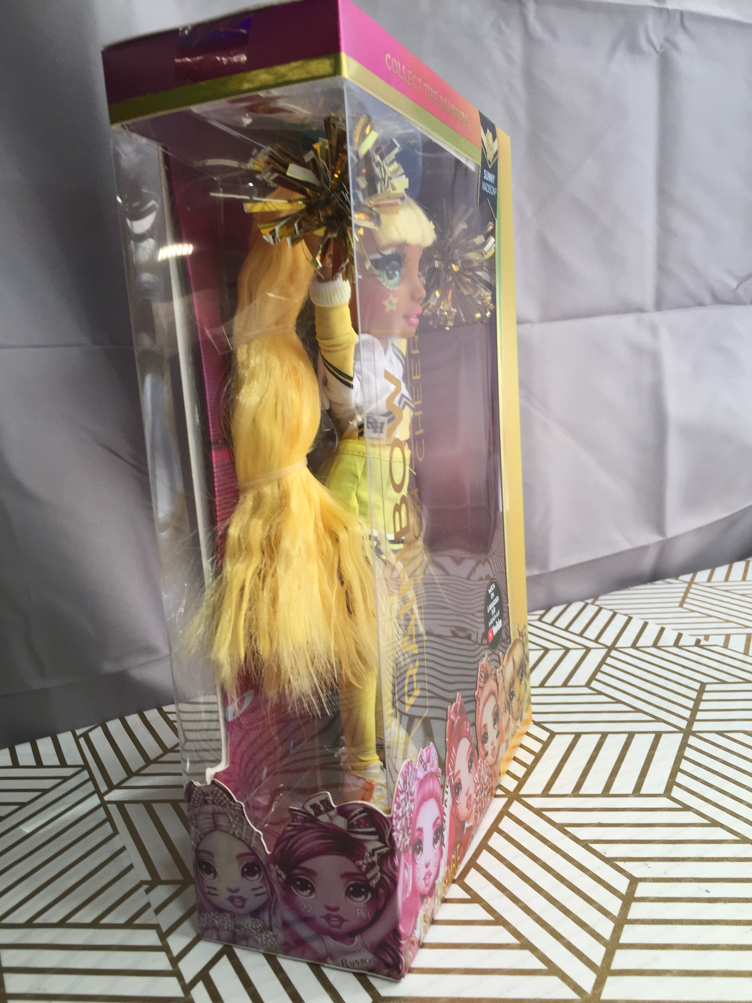 Rainbow High Cheer Sunny Madison – Yellow Cheerleader Fashion Doll with Pom Poms (8041566699758)