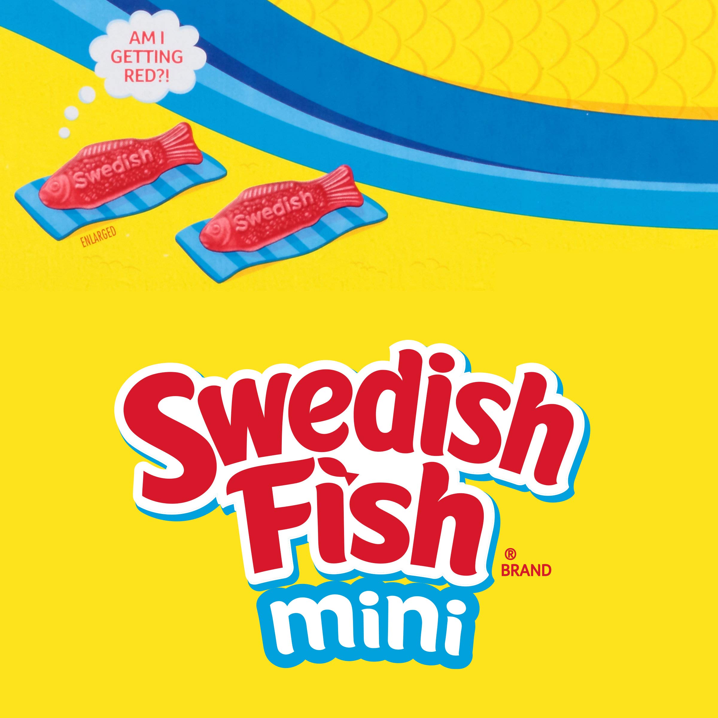 SWEDISH FISH Mini Assorted Soft & Chewy Candy, Family Size, Valentines Candy, 1.8 lb (7570636767470)