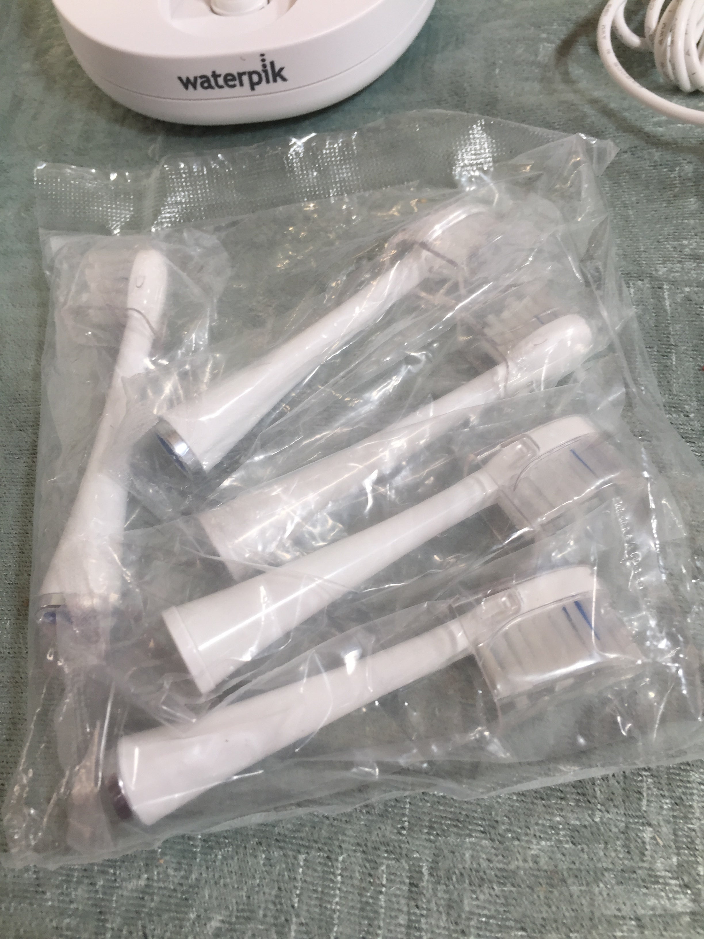 Waterpik Sonic Fusion 2.0 - White - 5 Replacement Brush Heads (7537971986670)