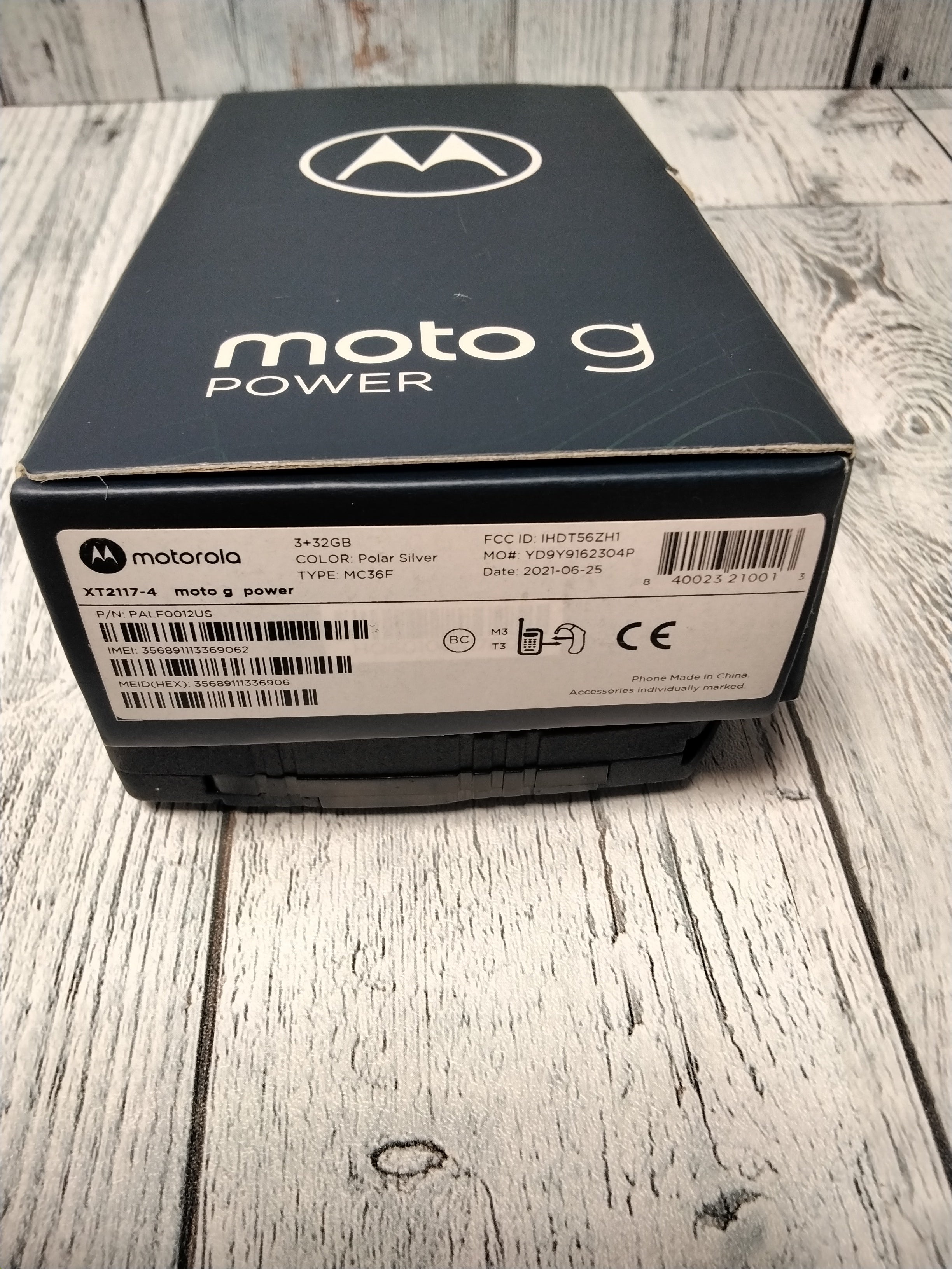 Moto G Power | 2021 | 3-Day battery | Unlocked | 32GB | 48MP Camera | Silver (7762983059694)