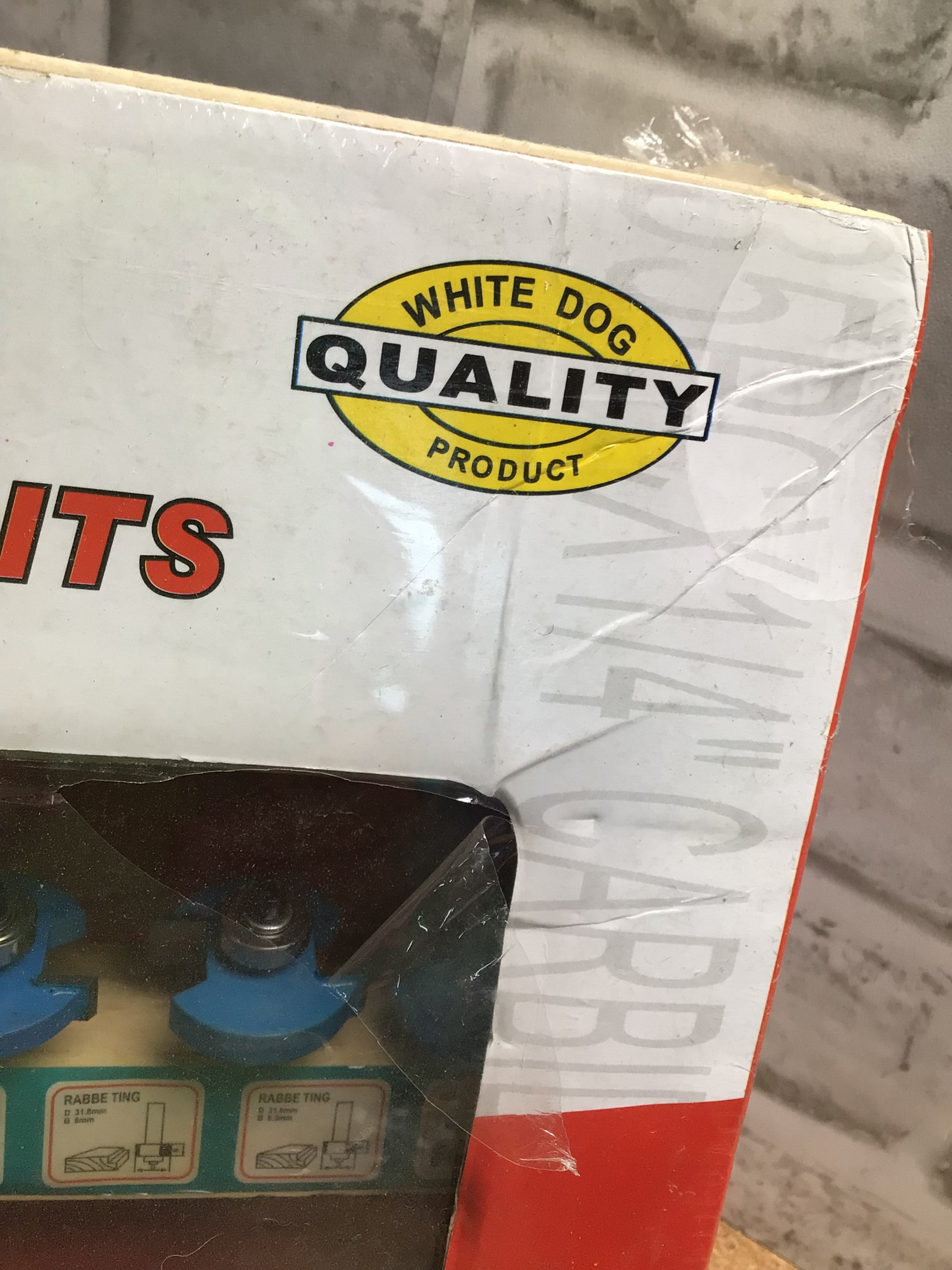 AJ CHIFRB035 Tungsten Carbide Router Bit Set with Case (35 Piece), 0.25" (7942713606382)