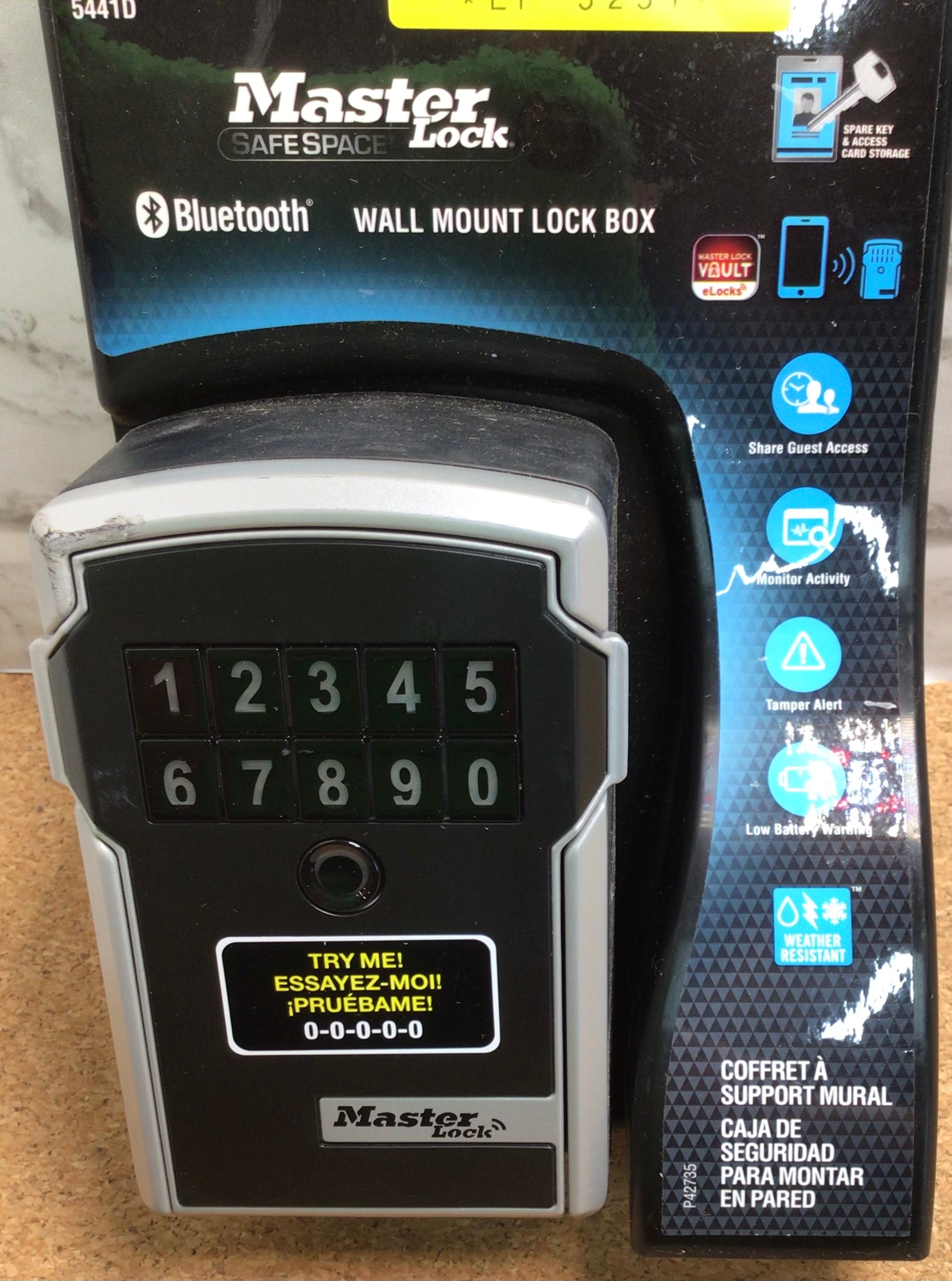 Master Lock Lock Box, Electronic Wall Mount Key Safe,