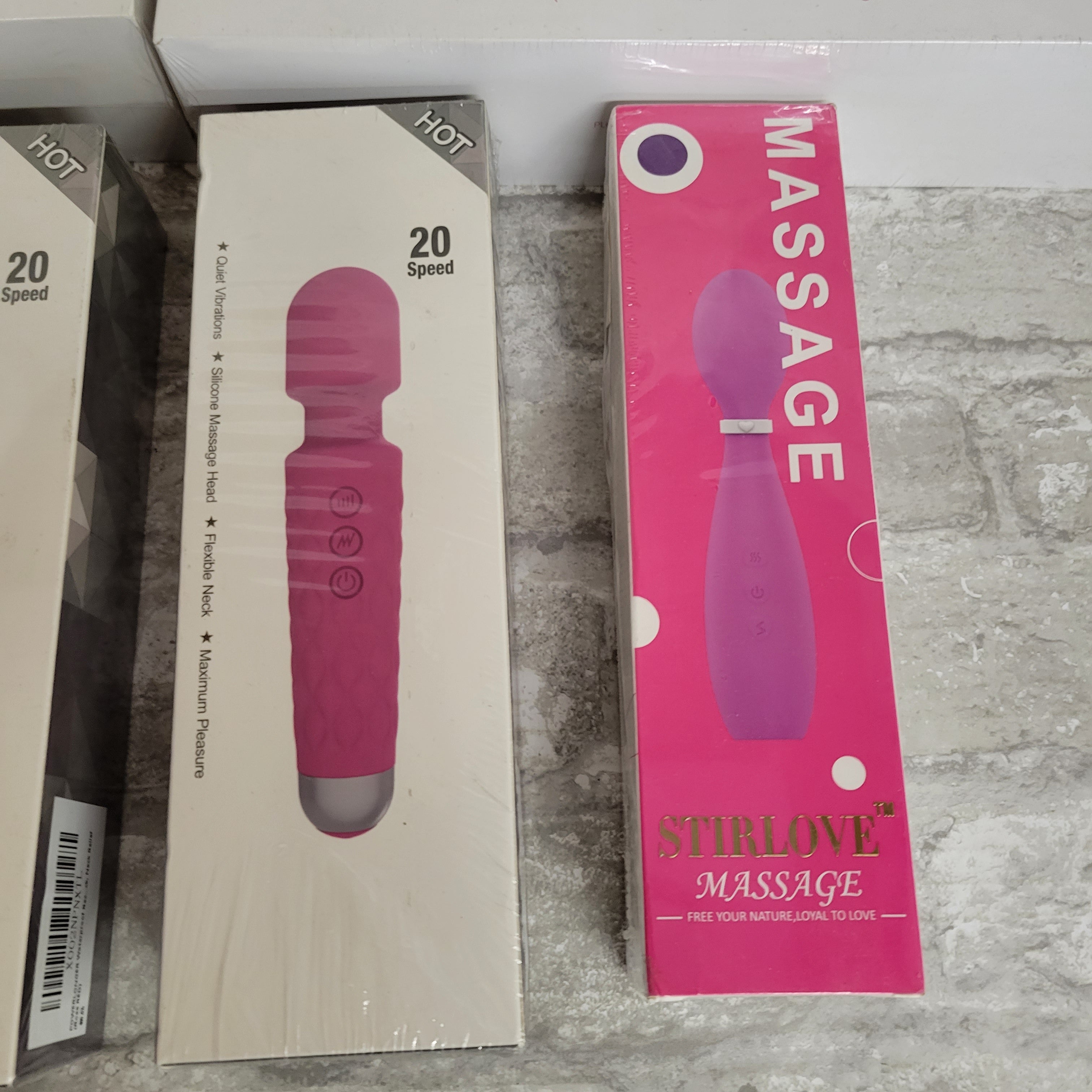 Personal Massager Wand for Women, Neck Back Body, Lot of 6 (8057456525550)