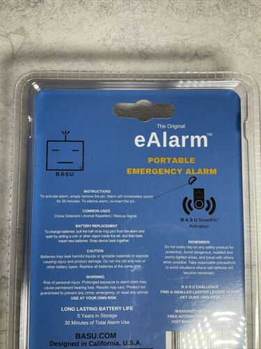 eAlarm Portable Emergency Alarm | BLUE (6922775199927)