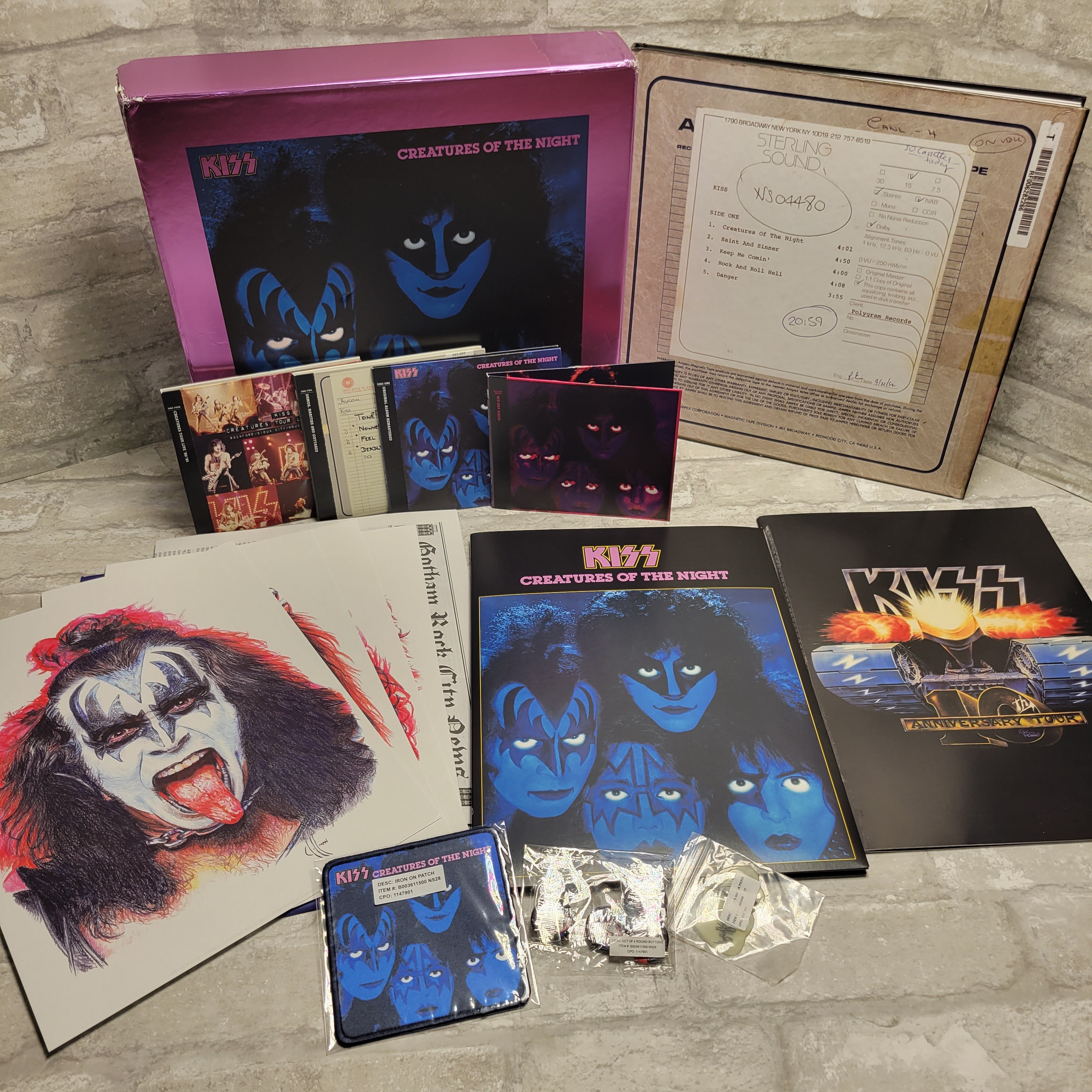 Kiss Creatures Of The Night 40th Anniversary Super Deluxe 5 CD/Blu-ray Audio (8089542918382)