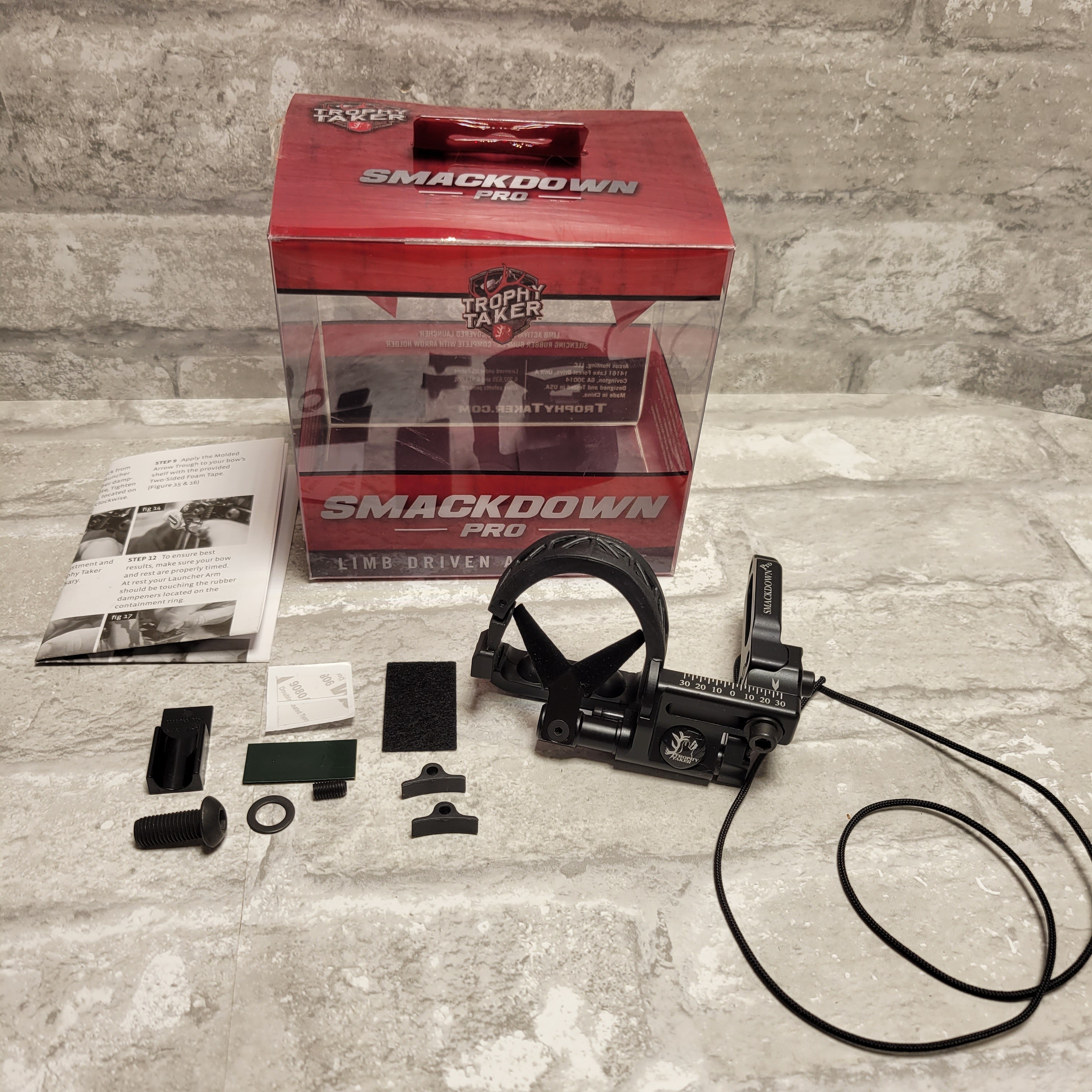 Trophy Taker Arrow Rest Smackdown Pro Drop-Away Rh T3200 *READ* (8010987929838)