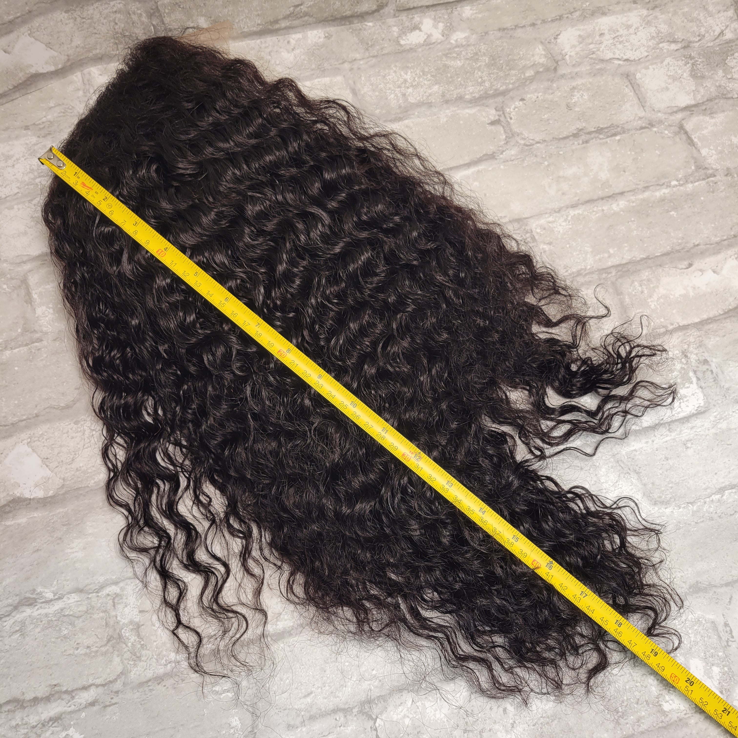 Beauty Mind 100%  Remy Lace Front Human Hair 12A HD Deep Wave Wig 22