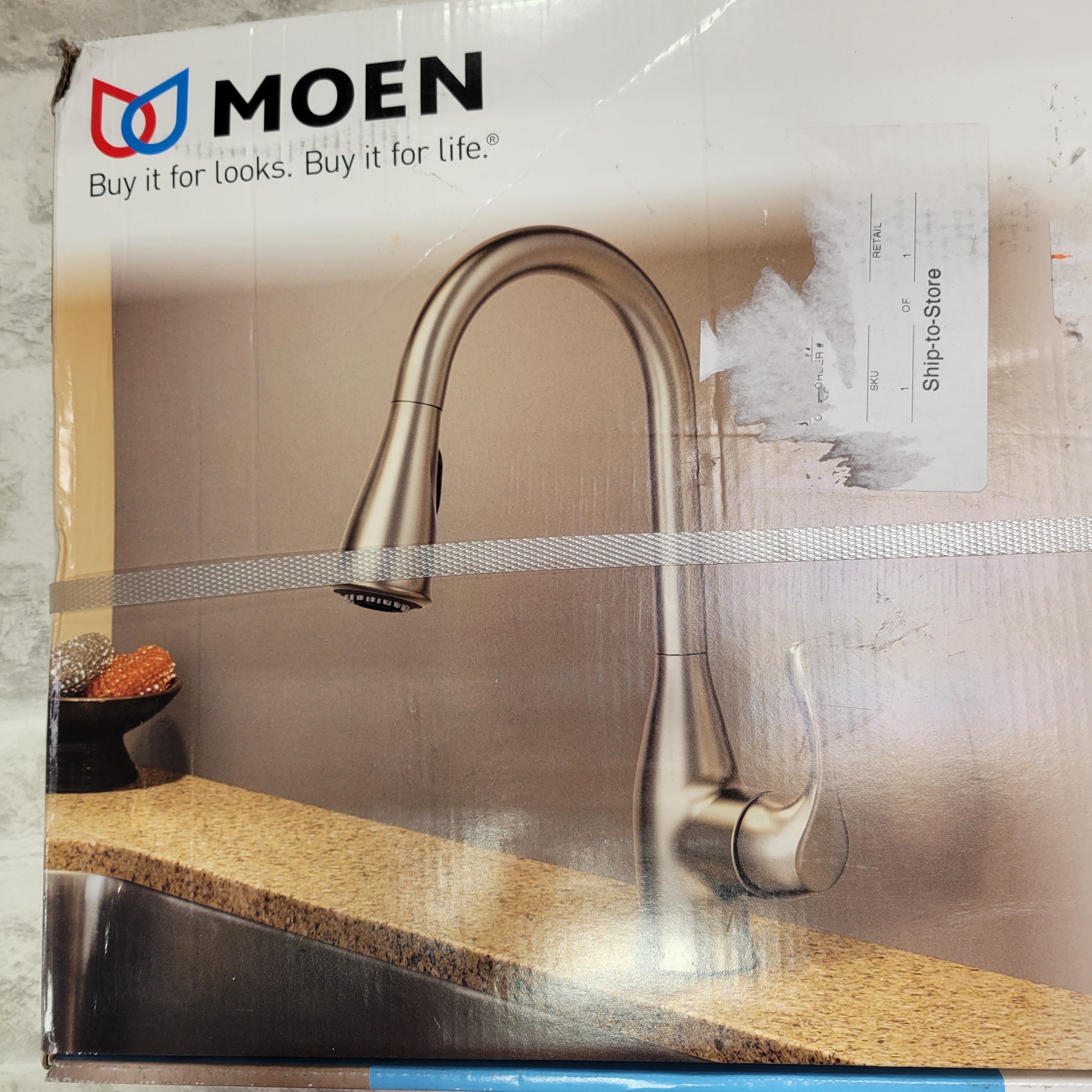 MOEN 87966SRS Kaden Kitchen Faucet In Spot Resist Stainless