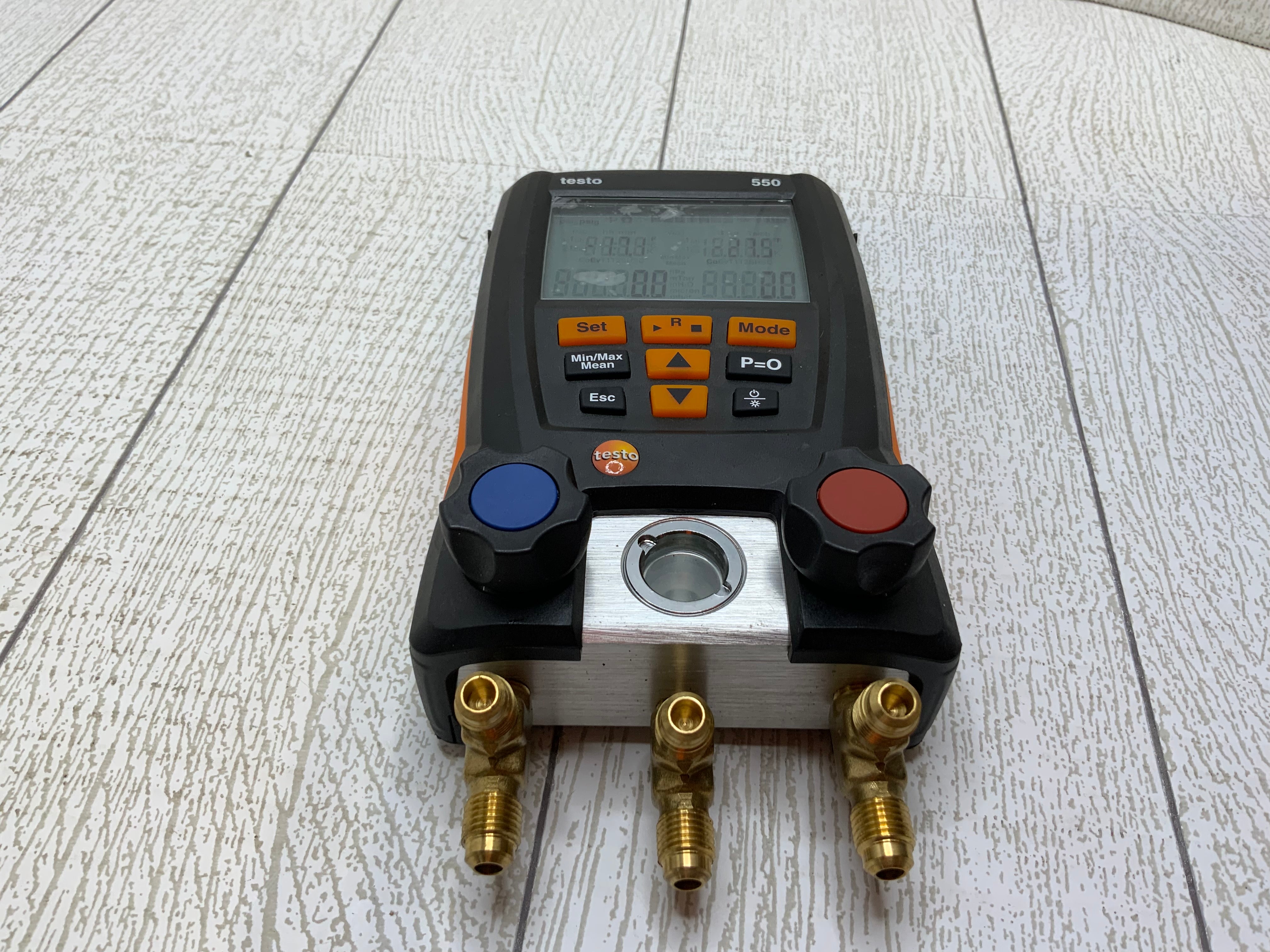 Testo 550 Digital Manifold Kit for air conditioning, refrigeration systems (7923729826030)