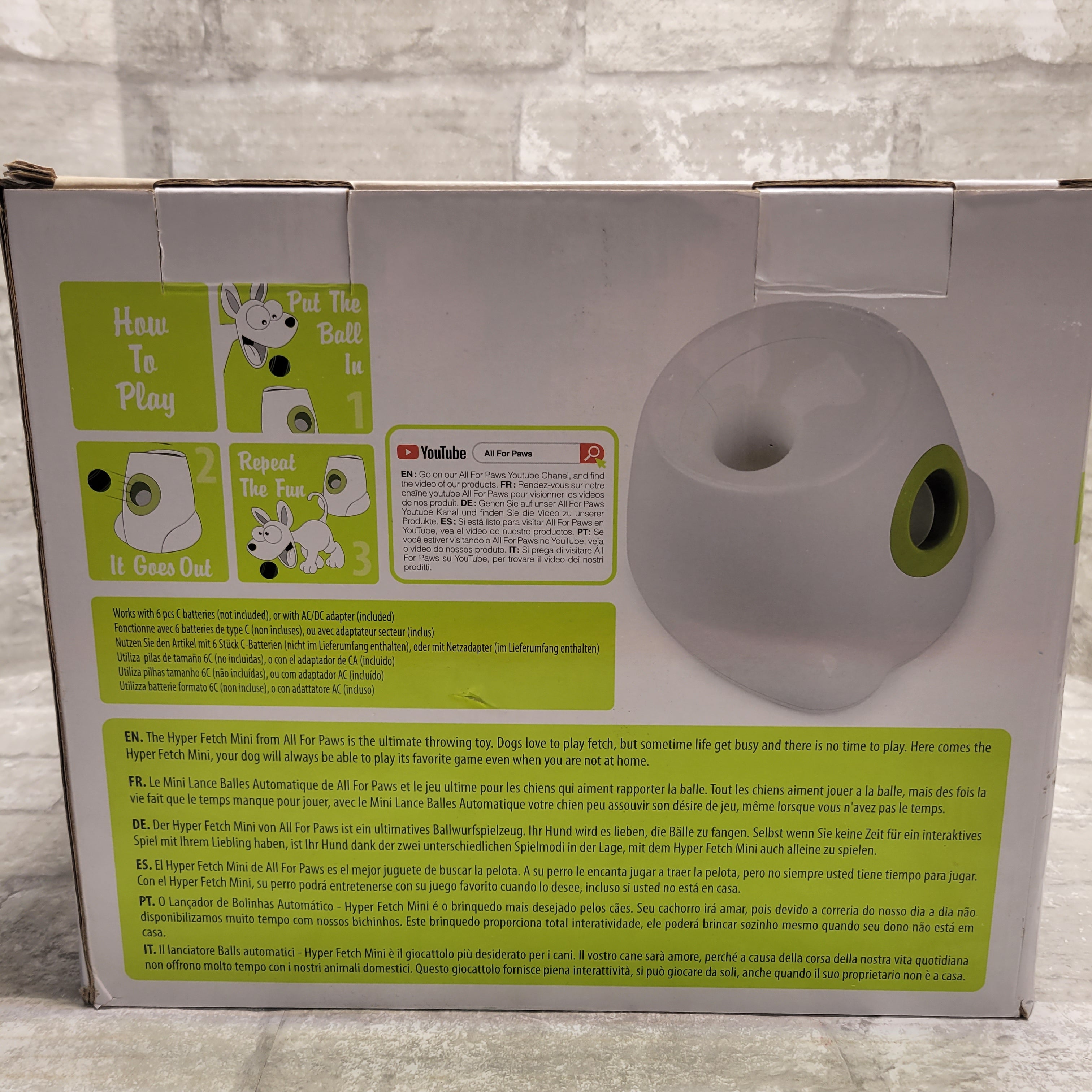 AFP Hyper Fetch Mini Automatic Ball Launcher (8118229500142)