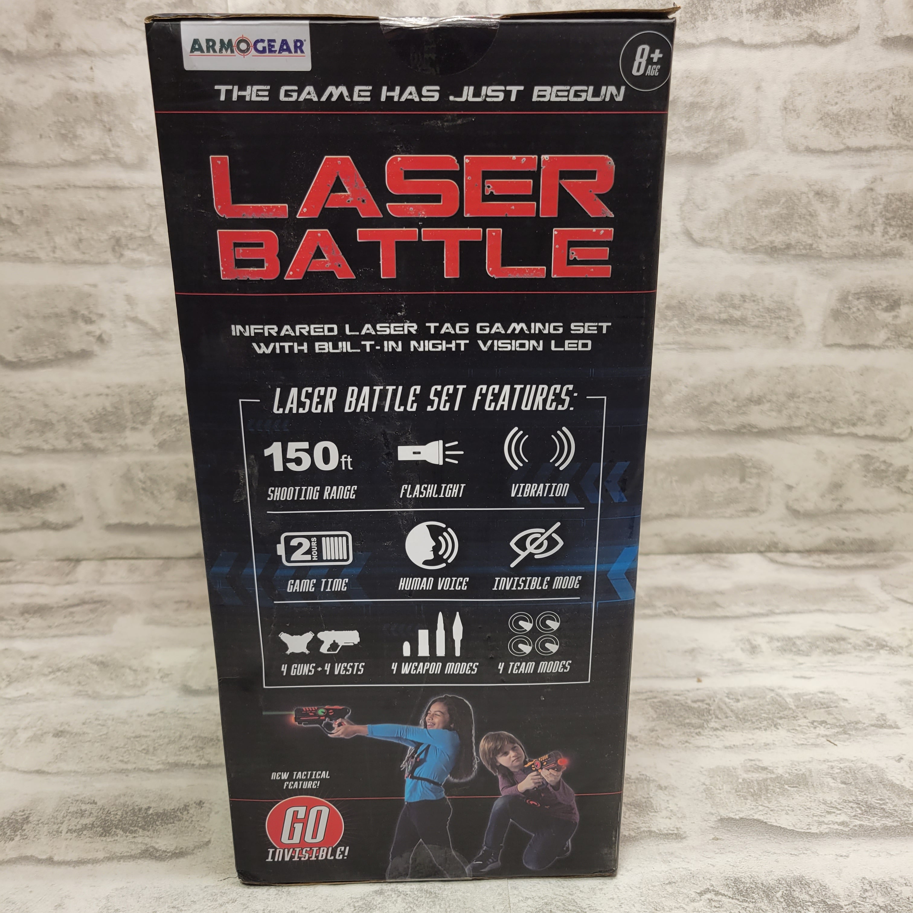 ArmoGear Laser Tag Laser Tag Guns with Vests Set of 4