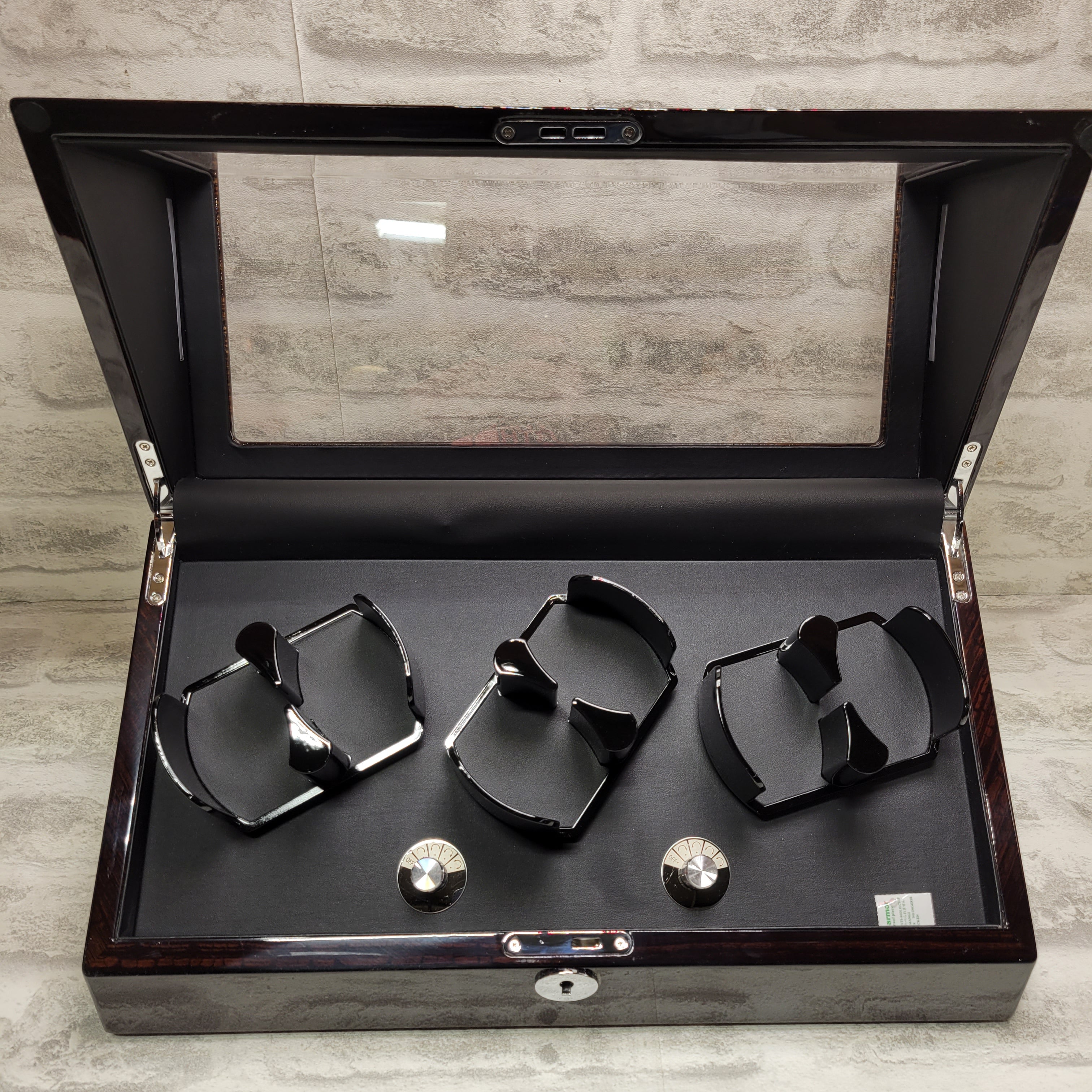 TRIPLE TREE Watch Winder, for Automatic Watches, Built-in LED Illuminated (7712457720046)