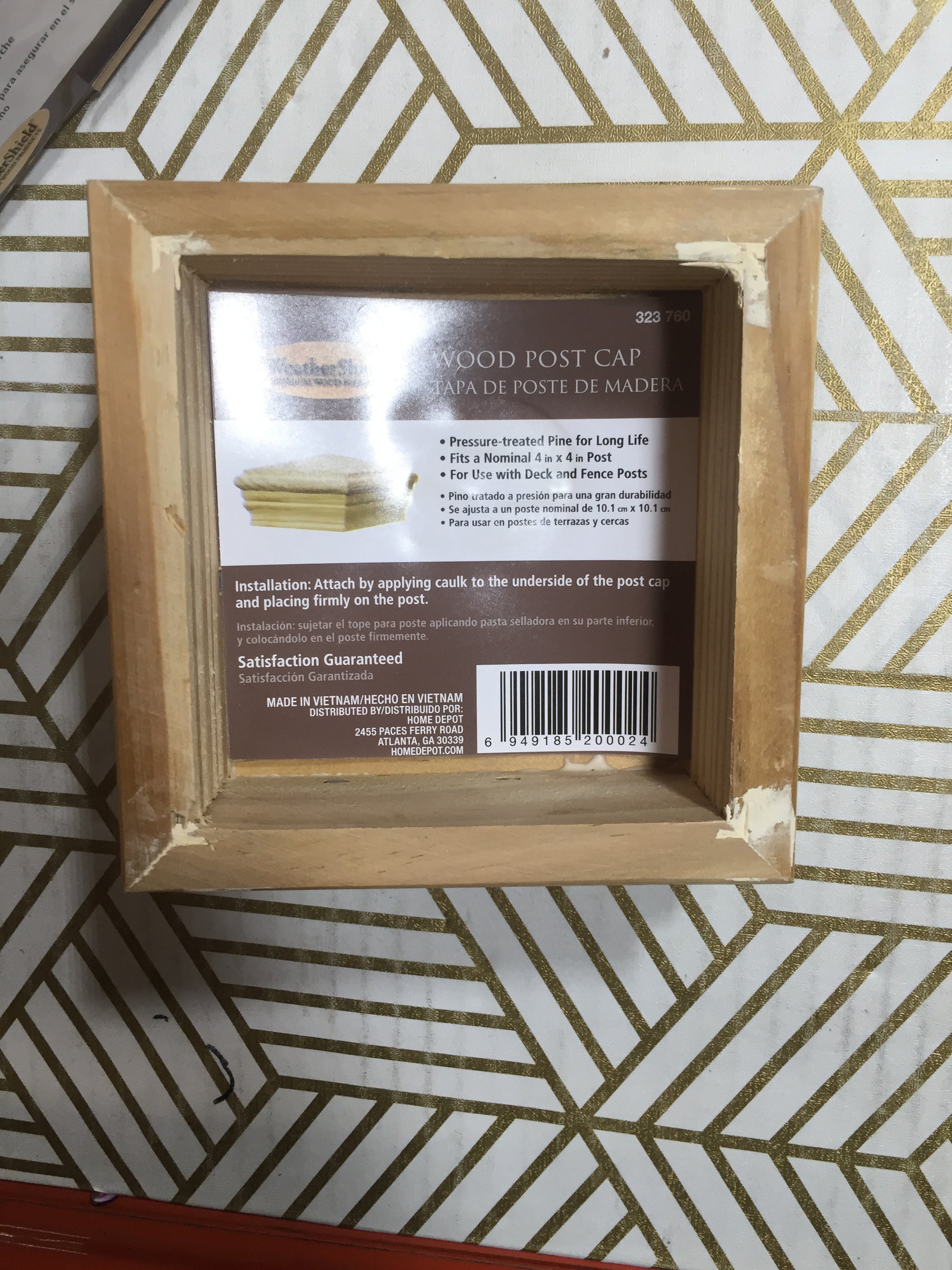 Weather Shield Wooden Post Caps | 12 Pack | 4x4 Treated Pine Caps *NEW* (8097492336878)