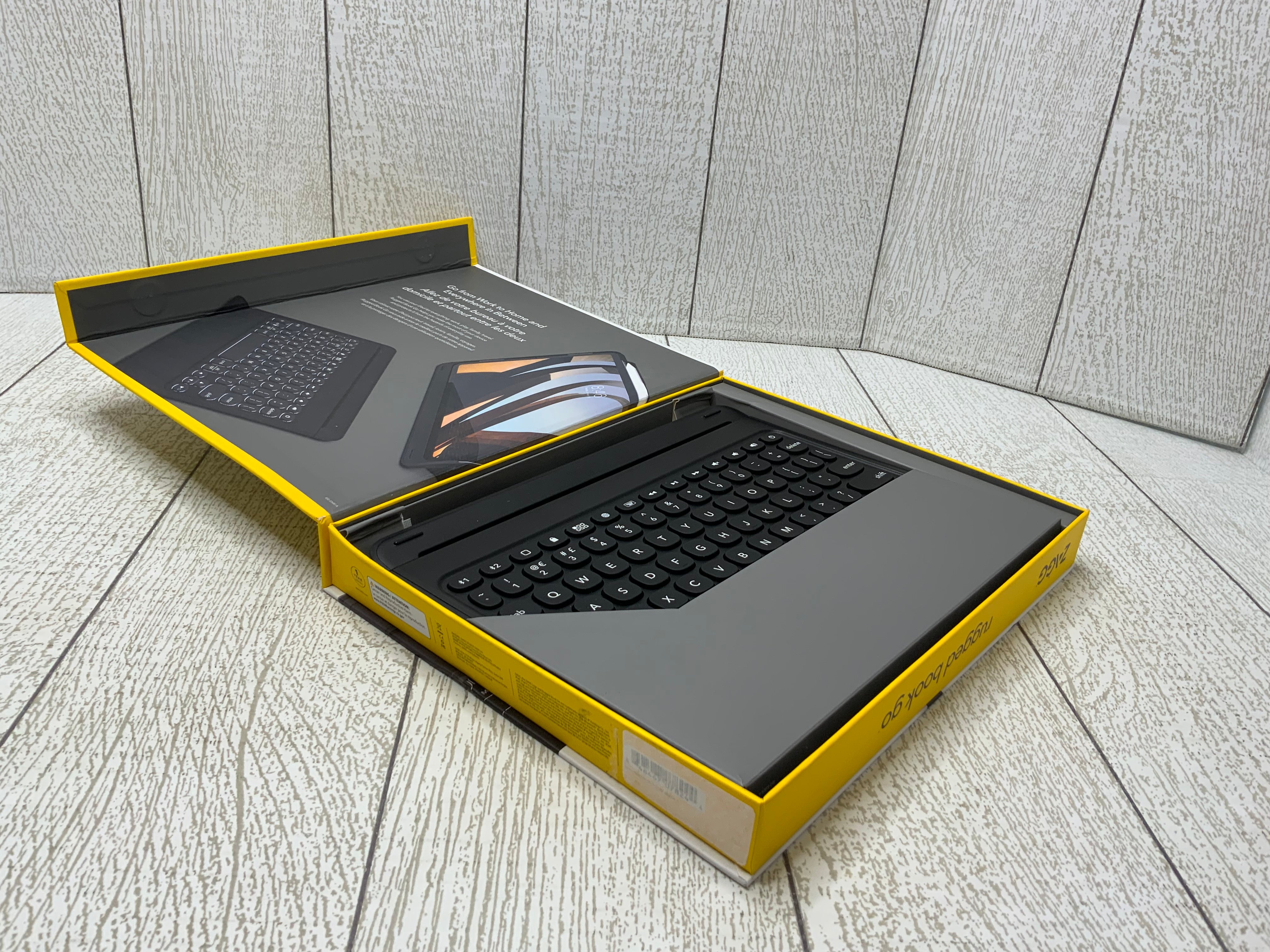 ZAGG Rugged Book Go - Durable Case & Keyboard (7994488979694)