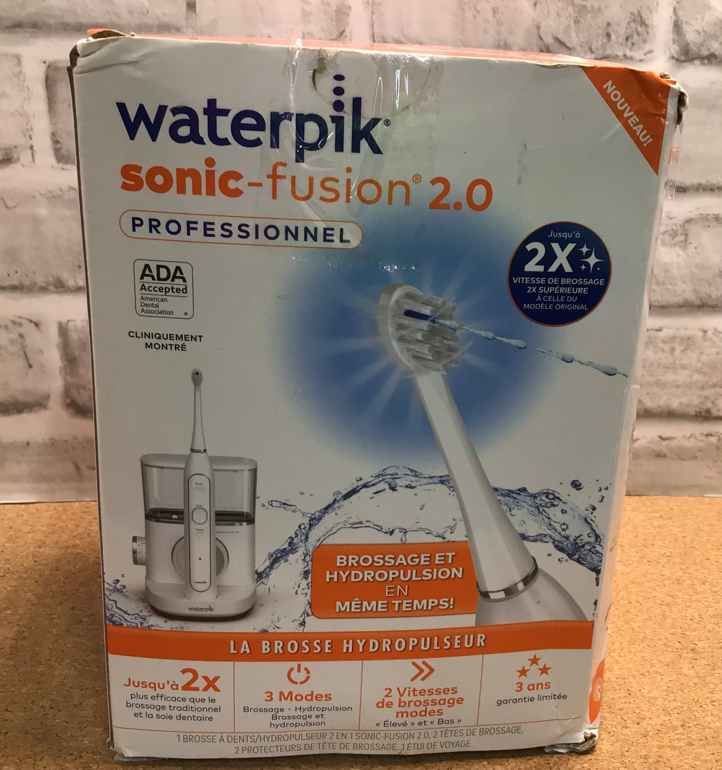 Waterpik Sonic-Fusion 2.0 Professional  Electric Toothbrush and Water Flosser (7901011476718)