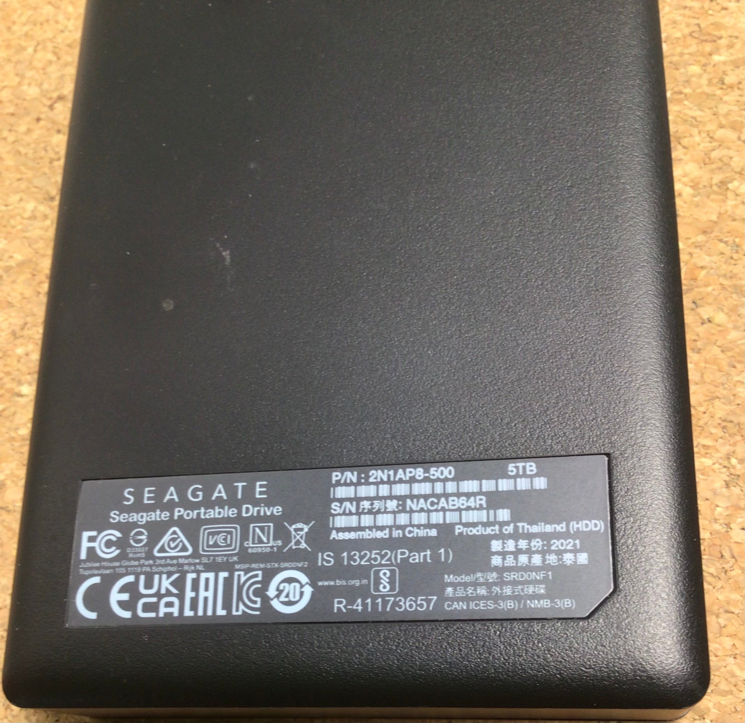 Seagate Portable 5TB External Hard Drive HDD – USB 3.0 (STGX5000400), Black (7947231232238)