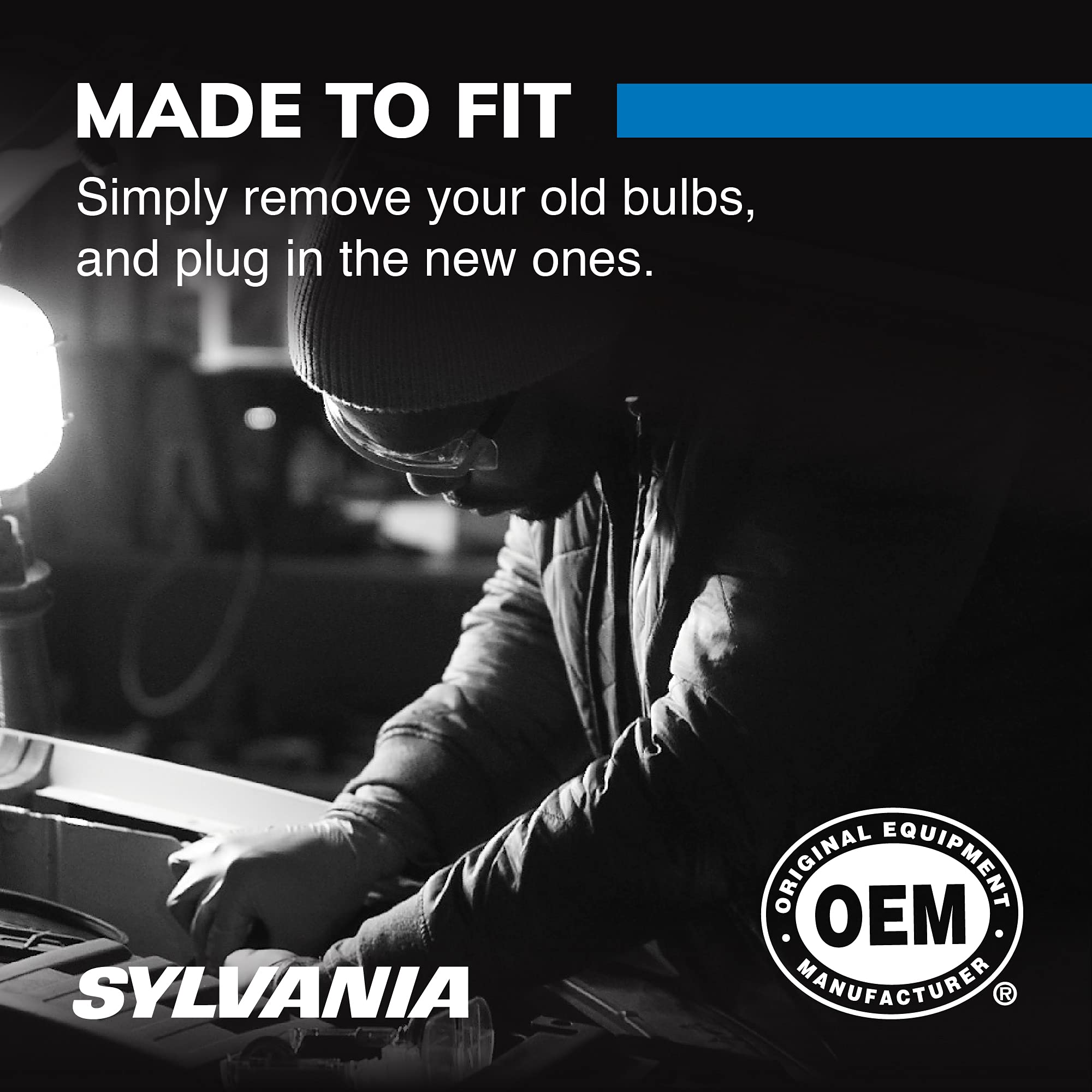 SYLVANIA H13SZ.PB2 SilverStar zXe High Performance Halogen Headlight Bulb, (Contains 2 Bulbs) (7903592808686)