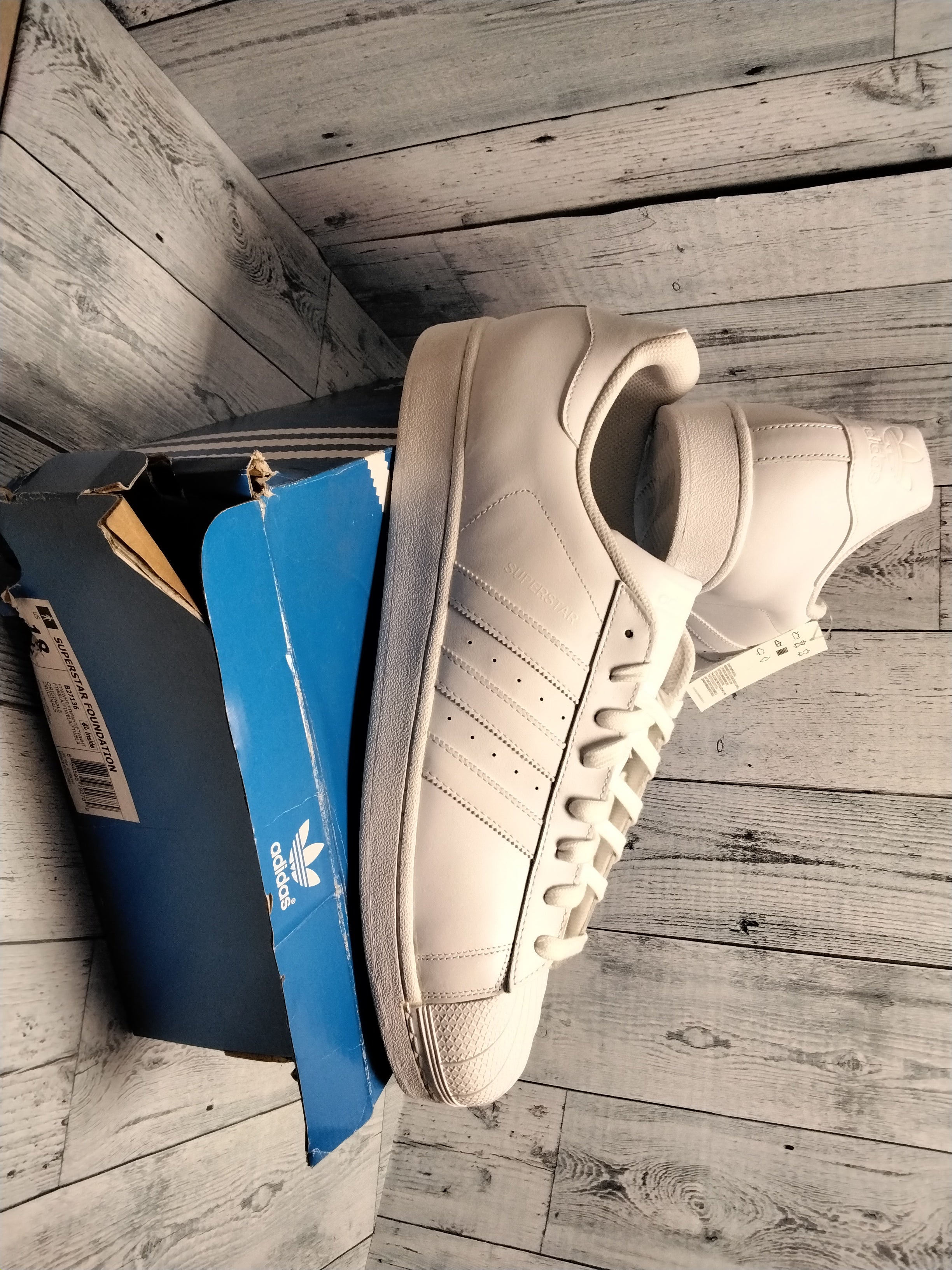 adidas Originals Men's Superstar Legacy Fashion Sneaker Sz 18 (7915367104750)