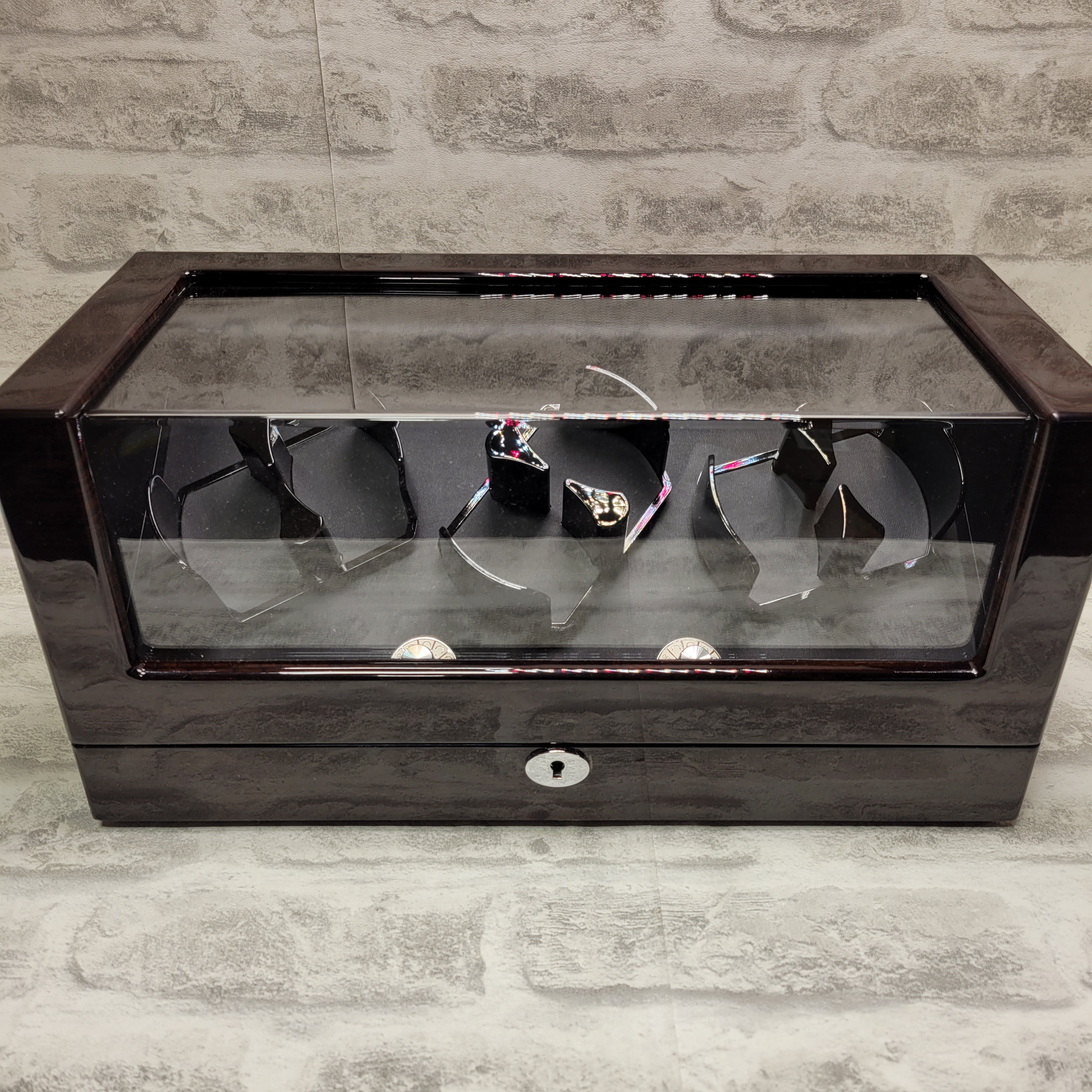 TRIPLE TREE Watch Winder, for Automatic Watches, Built-in LED Illuminated (7712457720046)