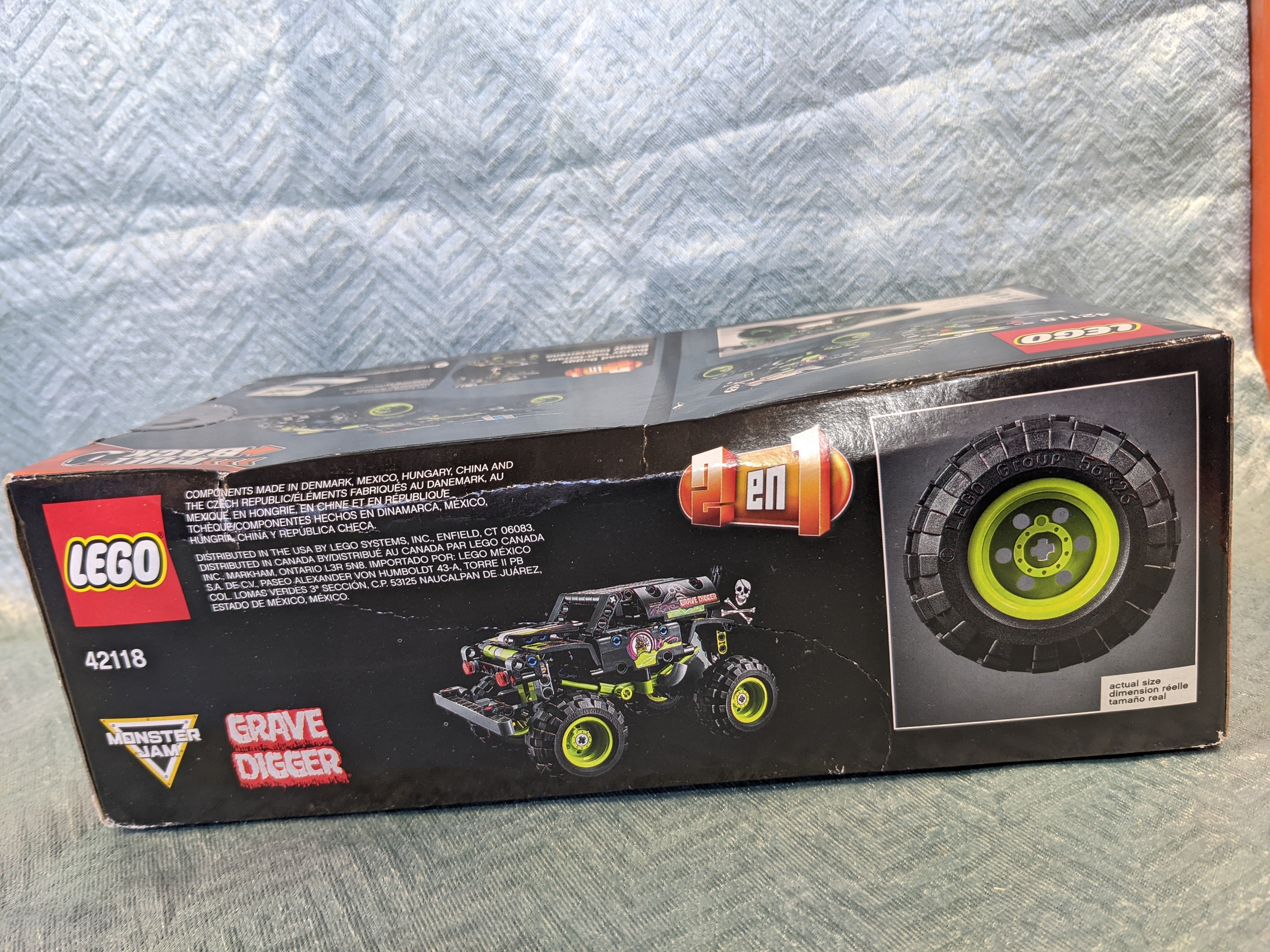 LEGO Technic Monster Jam Grave Digger 42118 Model Building Kit for Boys and Girls Who Love Monster Truck Toys, New 2021 (212 Pieces) (7521217937646)