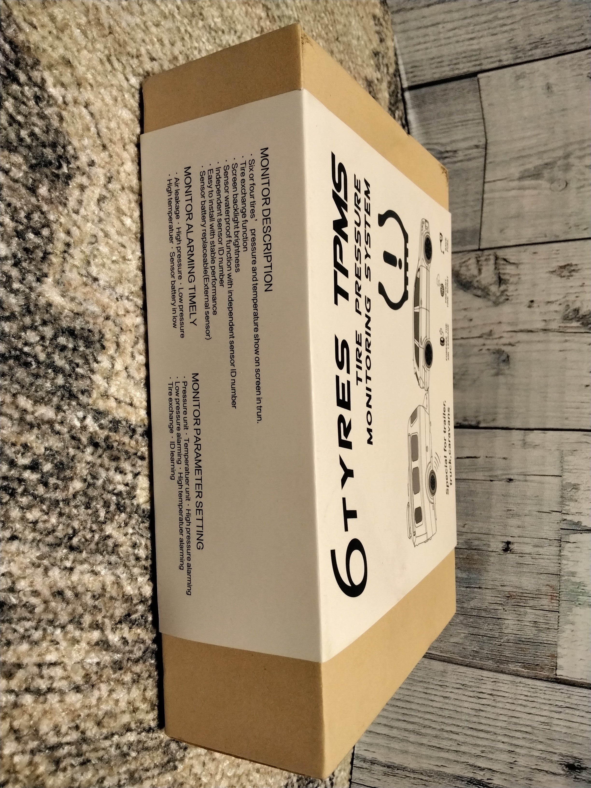 Easesuper Tire Pressure Monitoring System for RV Trailer (0199psi) an