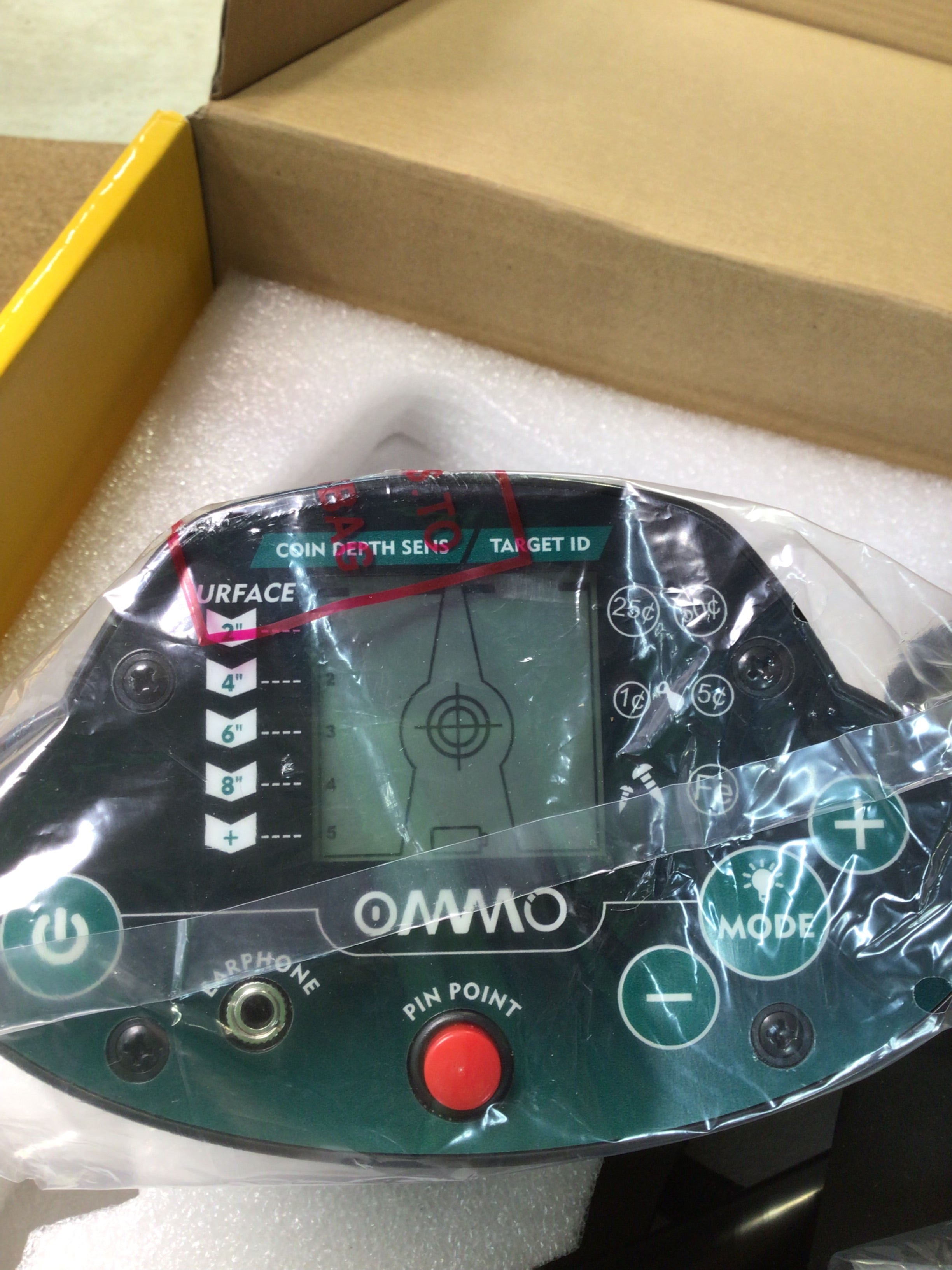 OMMO Metal Detector for Adults & Kids, High Accuracy Adjustable Waterproof Metal (7953793876206)