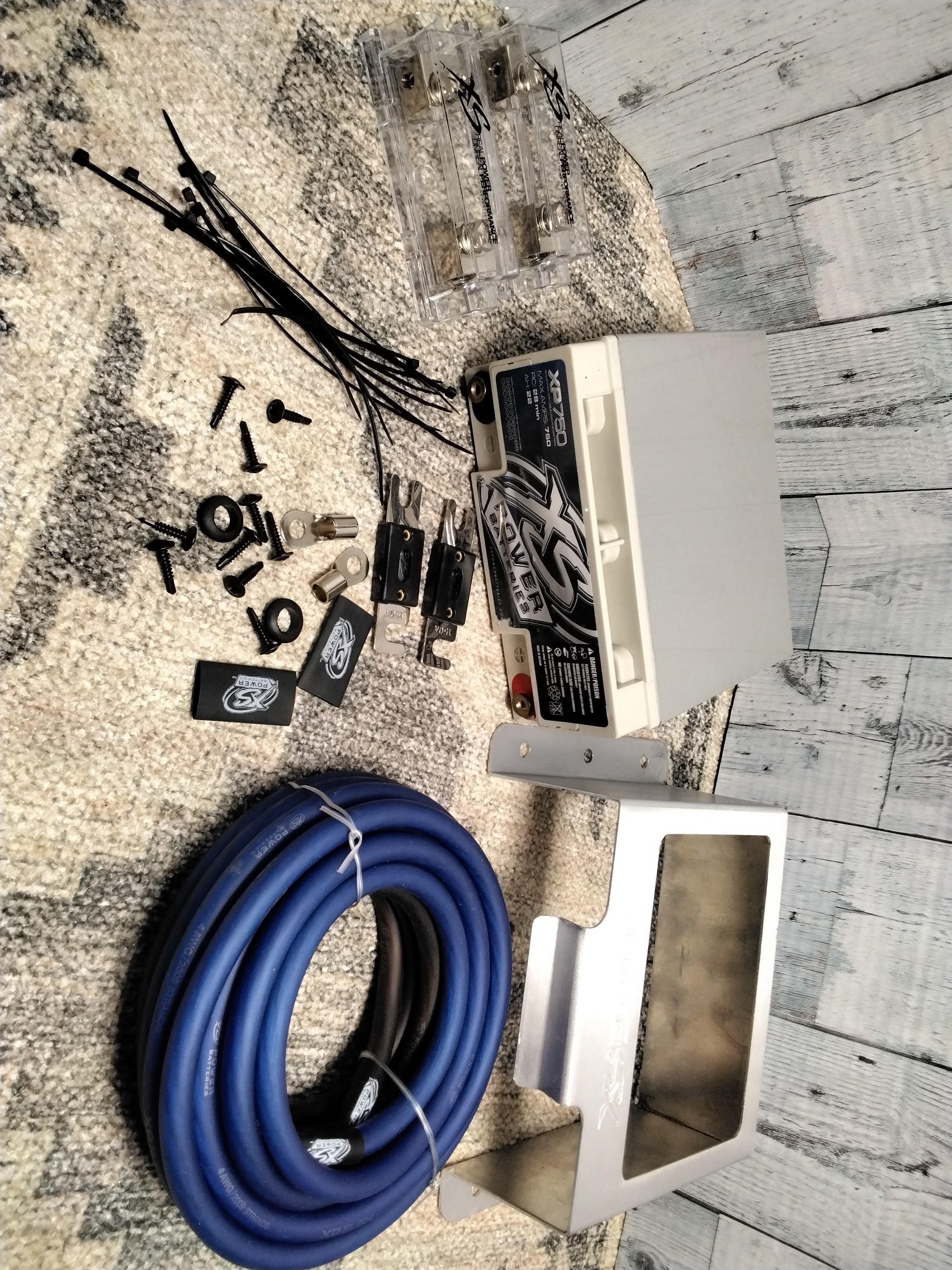 XS Power XP750-CK XP 4AWG Wiring Combo Kit 1,000W/1,500W (7937567228142)