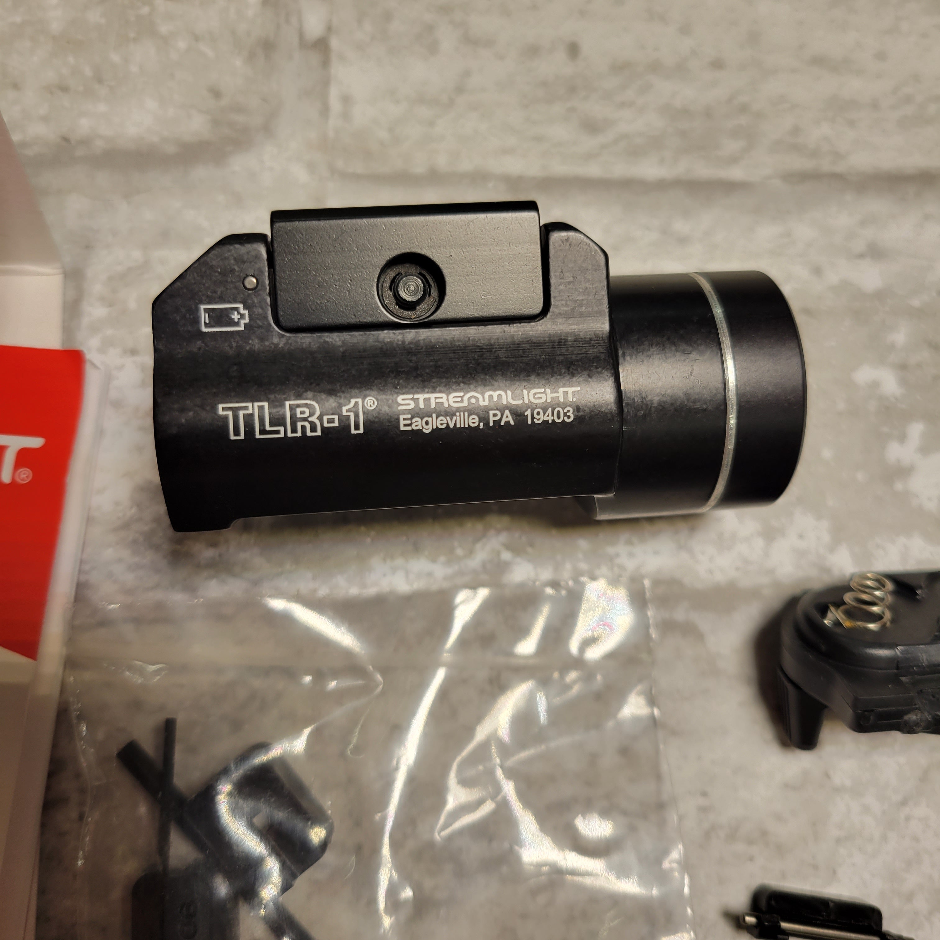 Streamlight TLR-1 Weapons Rail Mounted Tactical Flash Light *DAMAGED* (8034475409646)