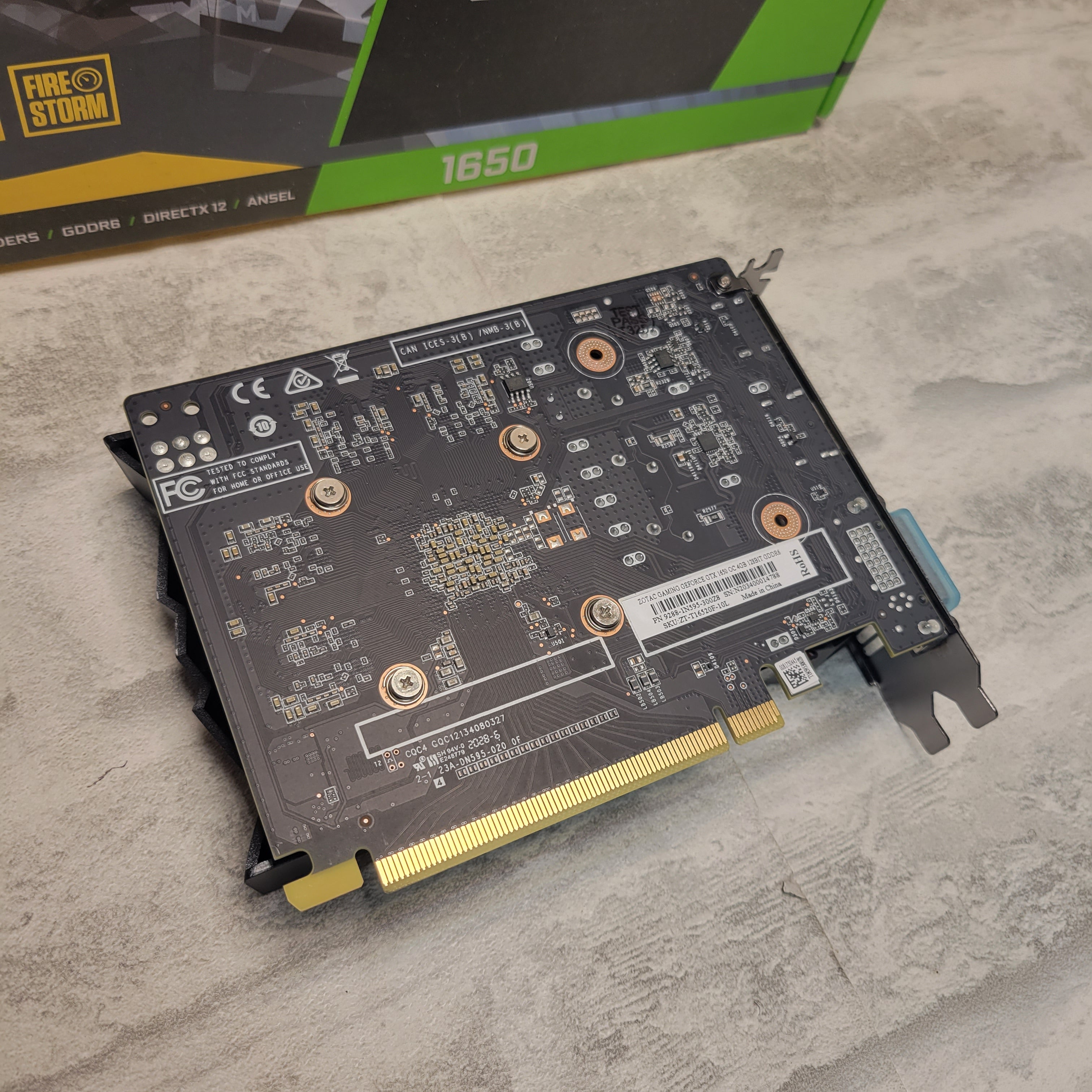 ZOTAC GeForce GTX 1650 OC 4GB GDDR6 128-bit Gaming Graphics Card, ZT-T16520F-10L (7829669904622)