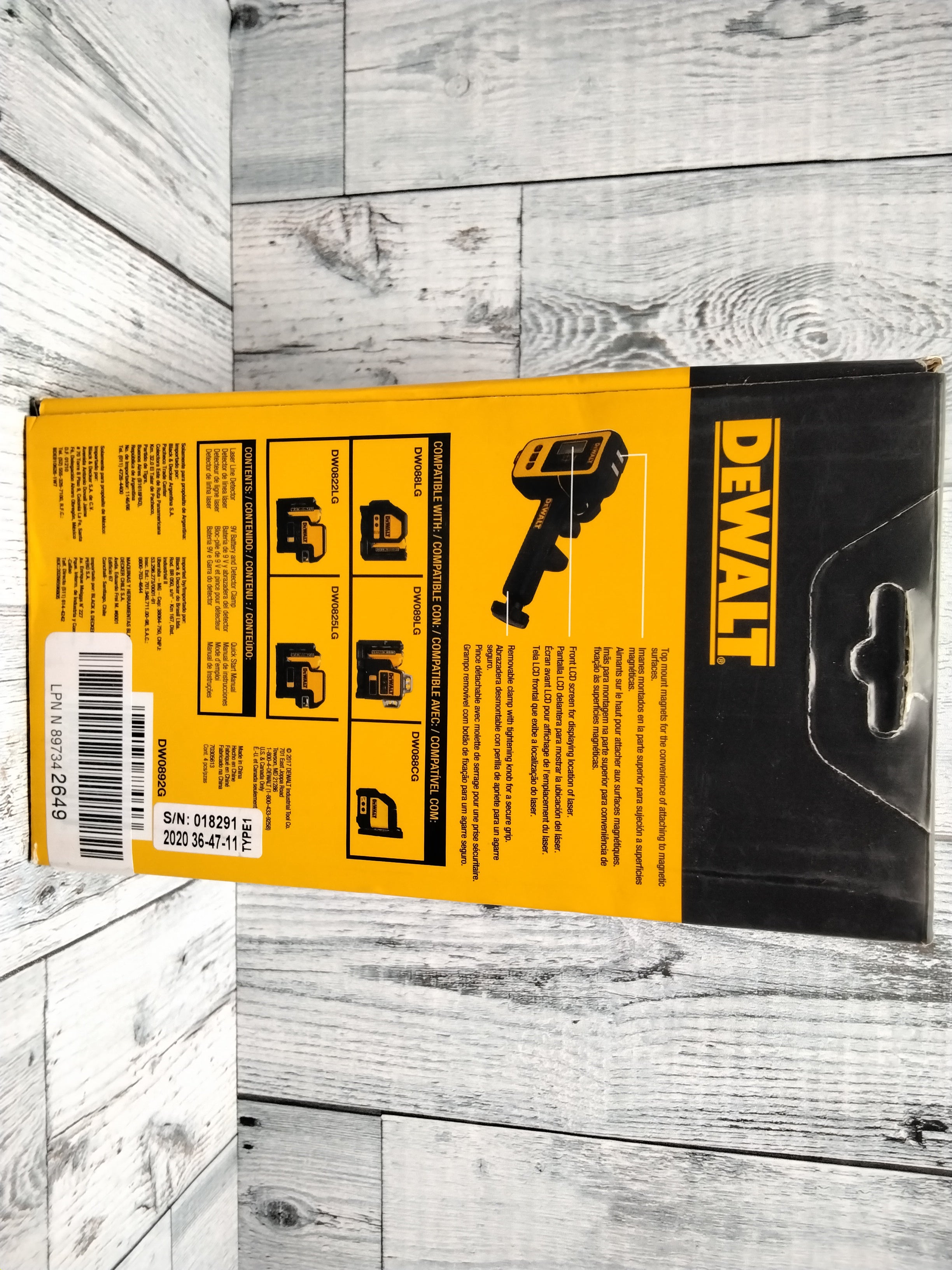 DEWALT Laser Detector, Green (DW0892G)