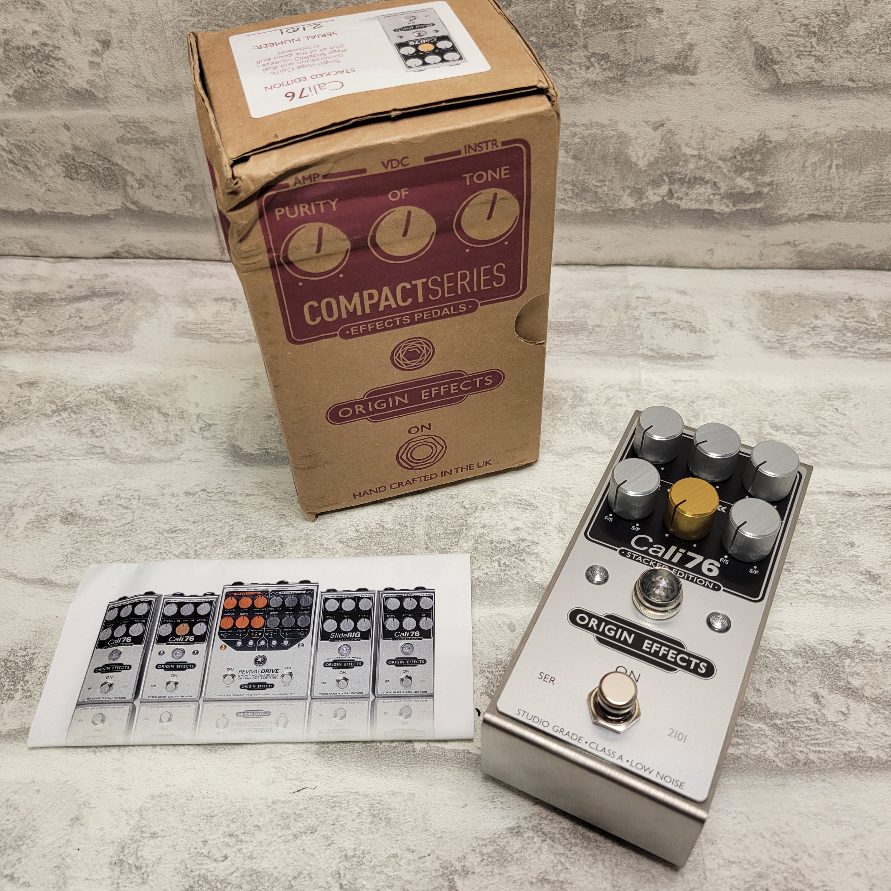 Origin Effects CALI76 Stacked Edition Compressor Pedal (7677042327790)