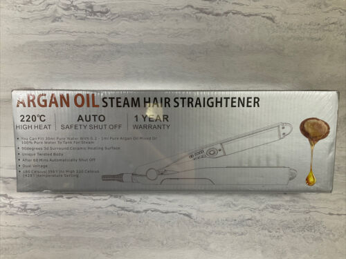 Steam Hair Straightener Flat Iron, 1 Inch Ceramic Hair Straightener (6922724638903)