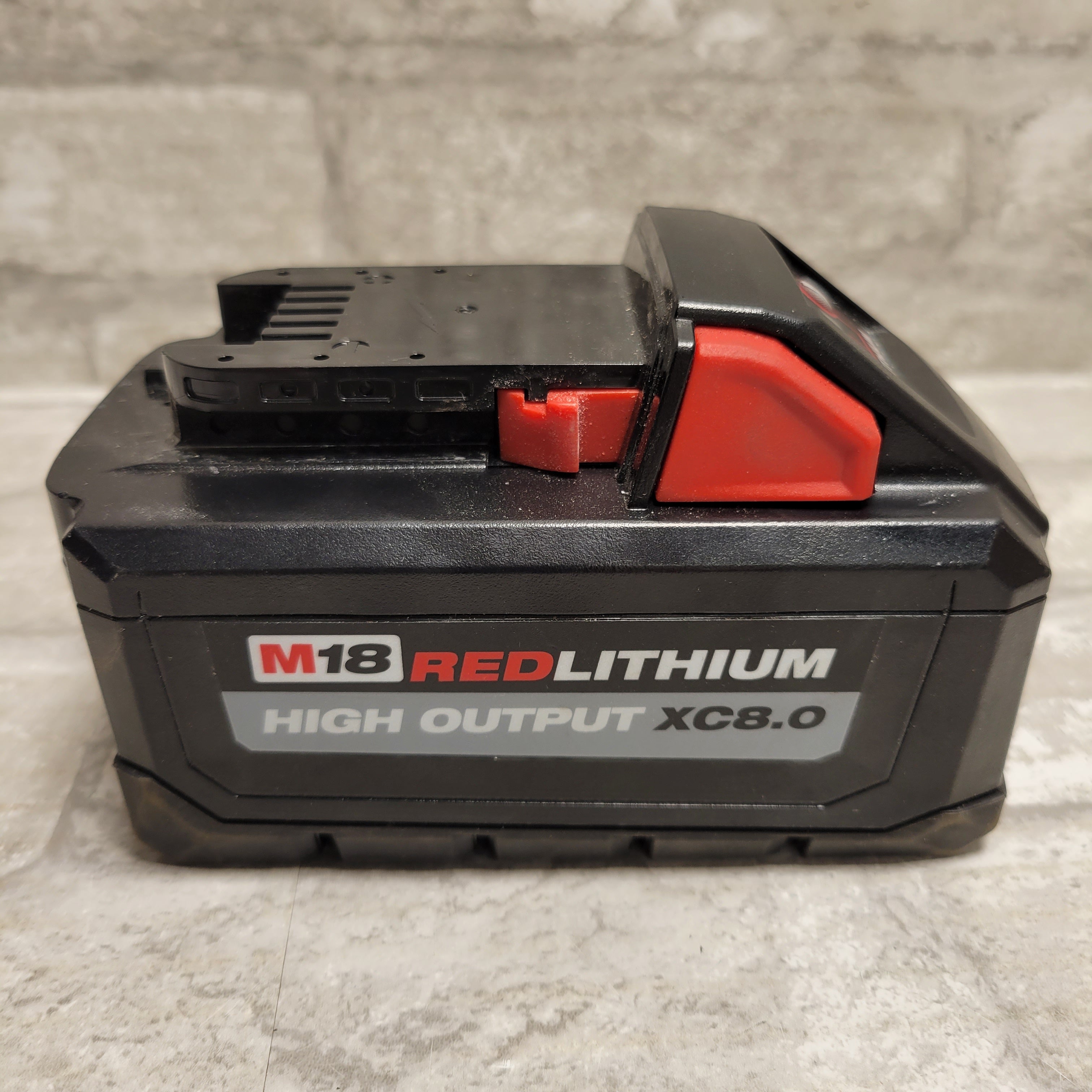 Milwaukee m18 red lithium high output xc8 0 battery pack 48 11 1880 