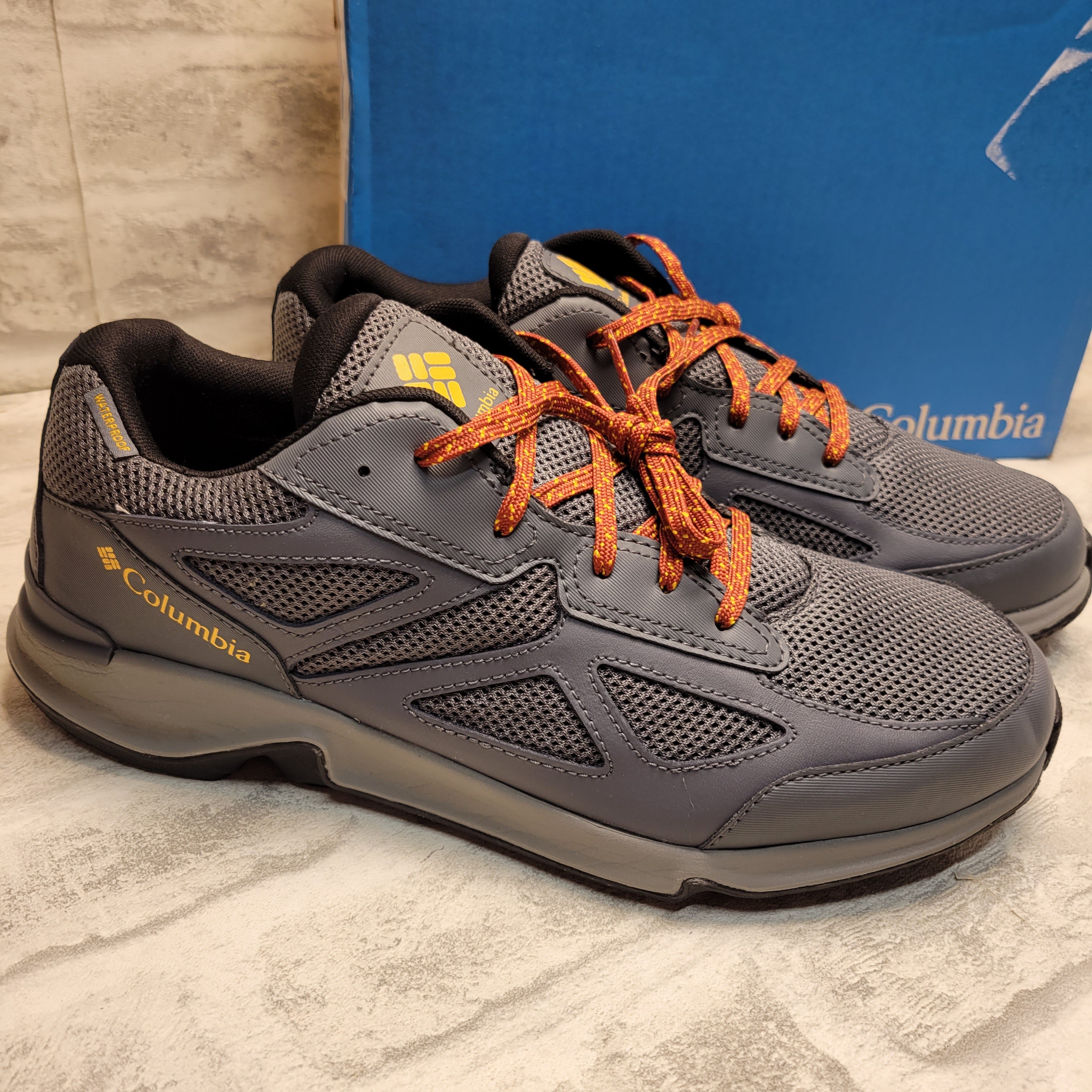Columbia Mens Vitesse Fasttrack Waterproof Hiking Shoe 10.5 Graphite/B