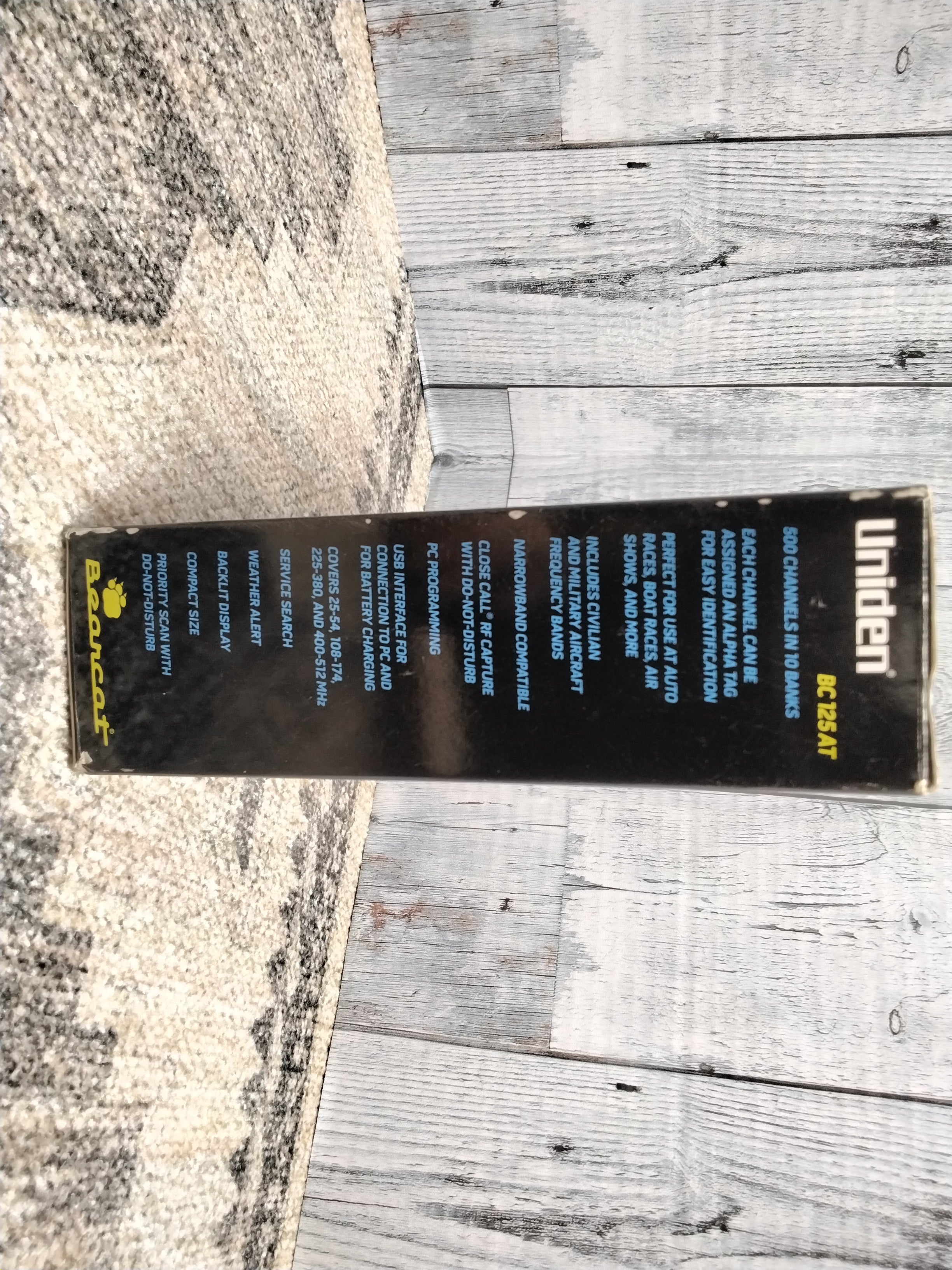 Uniden Bearcat BC125AT Handheld Scanner, 500-Alpha-Tagged Channels, Close Call (7931405172974)