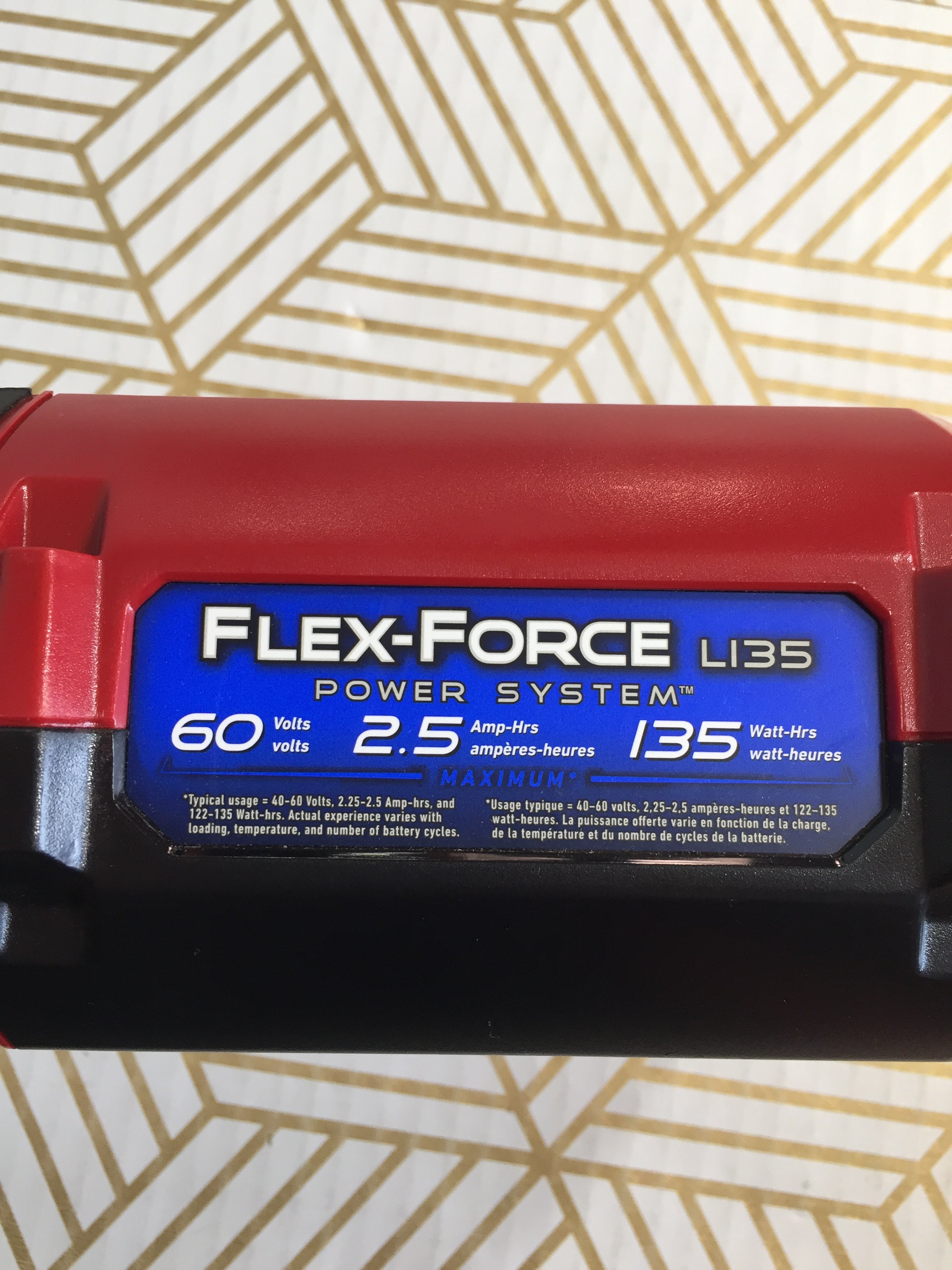 TORO Flex Force Power System L135 | 60 Volts 2.5Ah | 88625 (7855507898606)