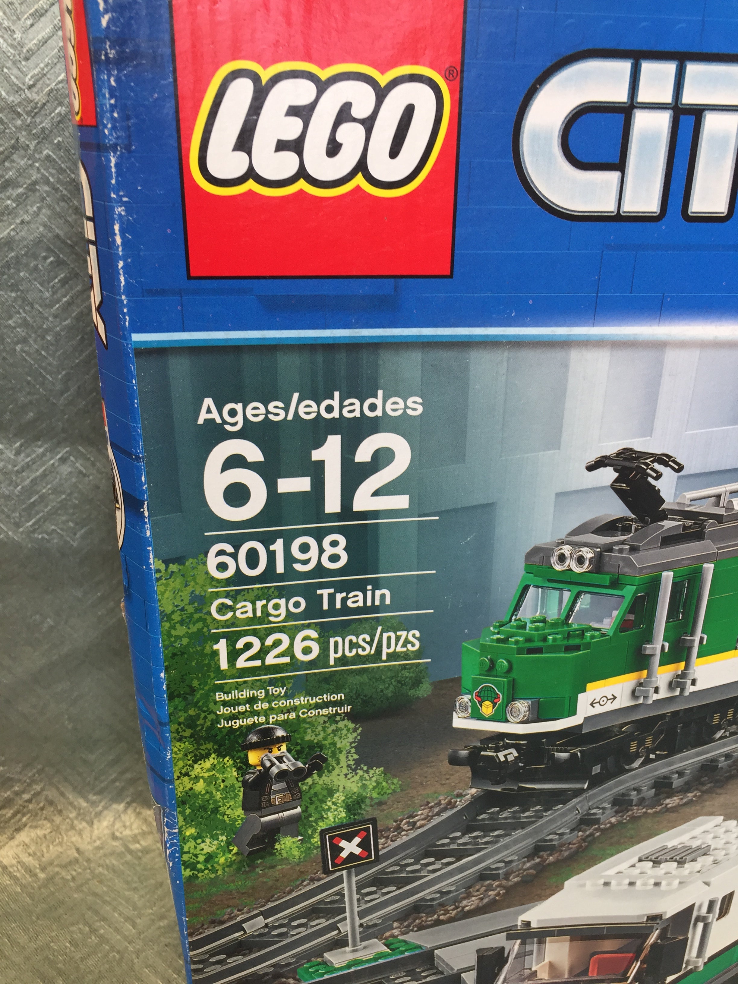 LEGO City Cargo Train 60198 Exclusive Remote Control Train Set - OPEN BOX (7609043812590)