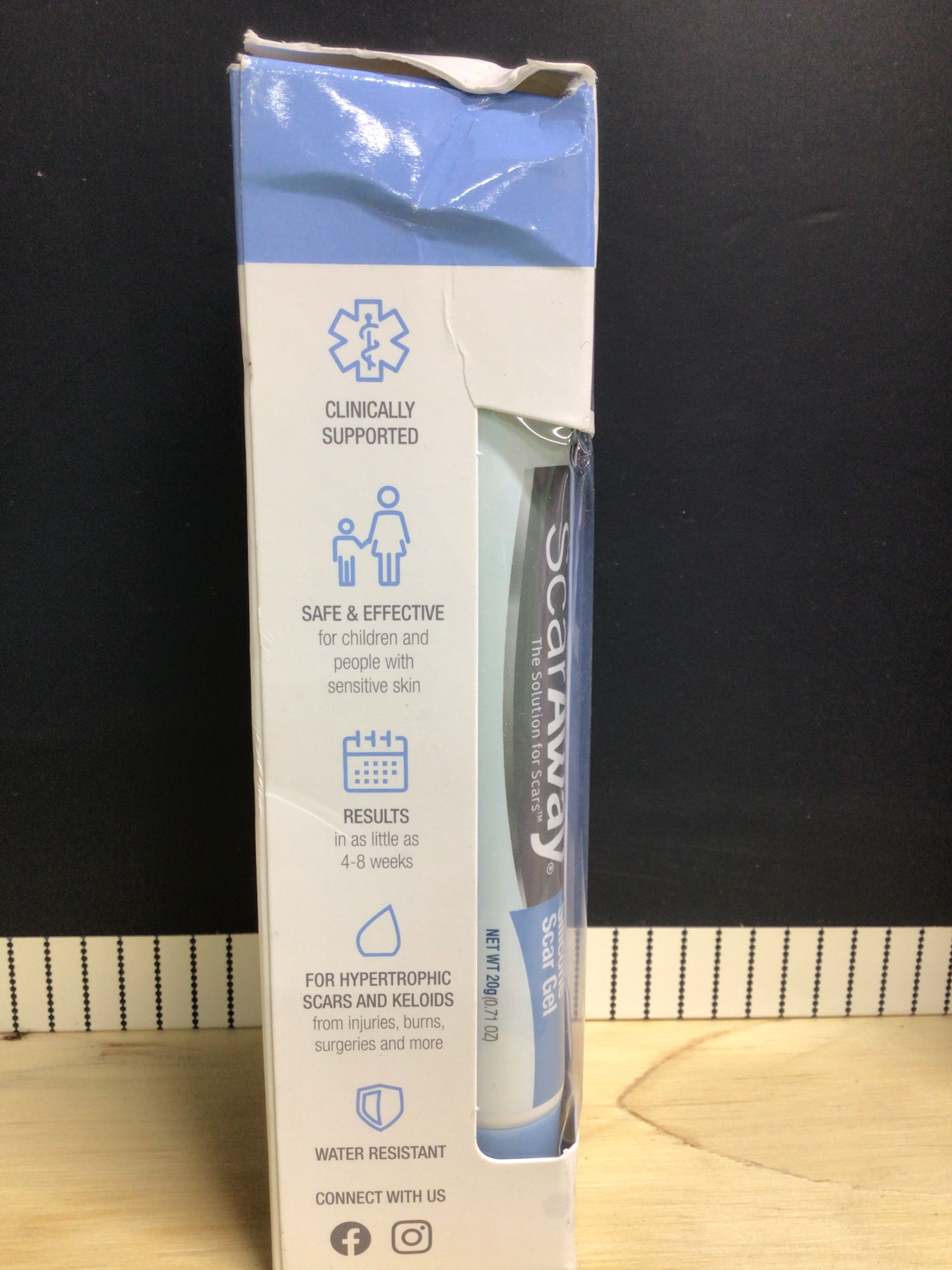 ScarAway 100 MedicalGrade Silicone Scar Gel for Face, Body, Surgical