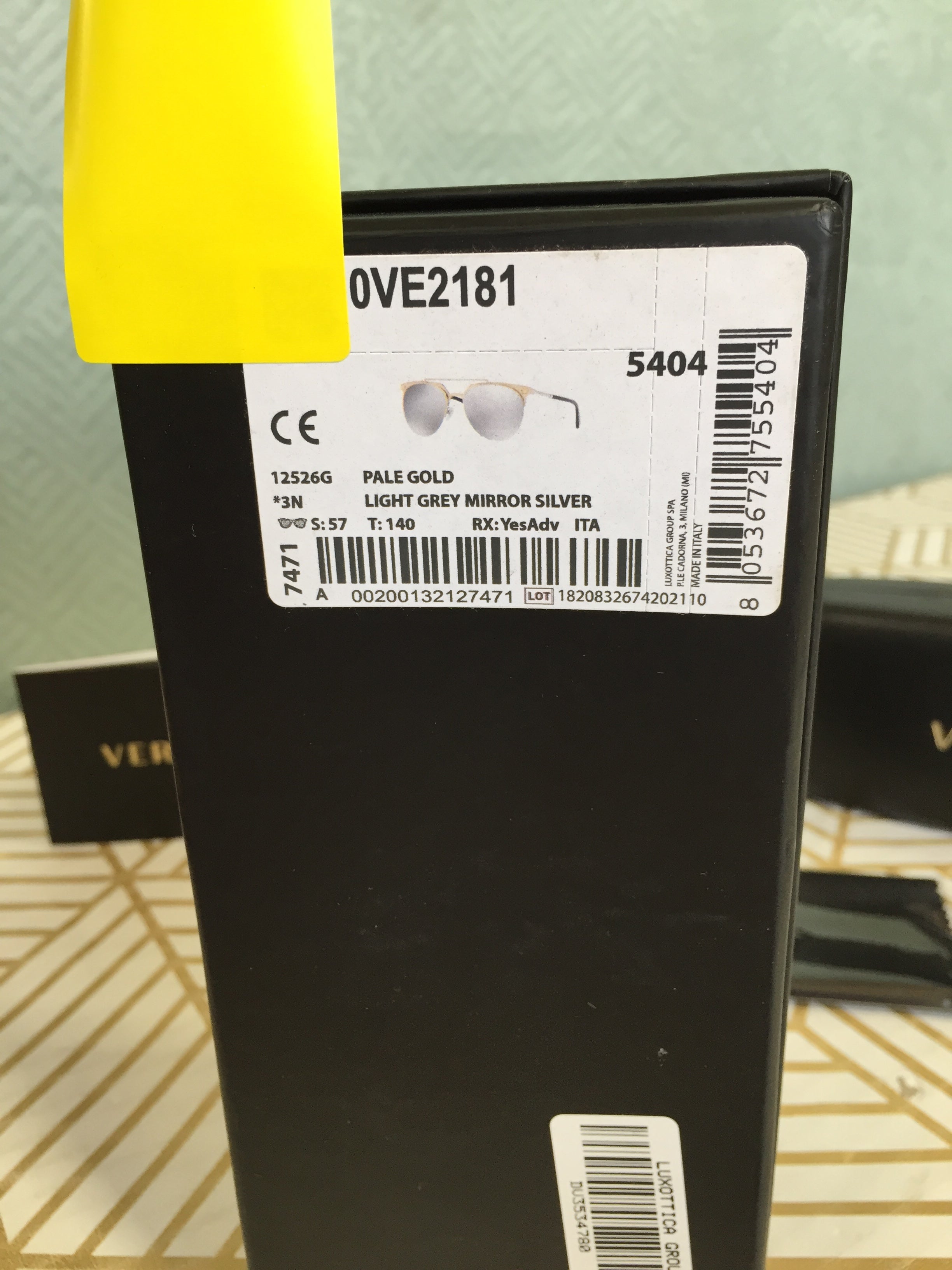 Versace Men VE2181 57 Sunglasses 57mm *EXCELLENT CONDITION* (7883789435118)