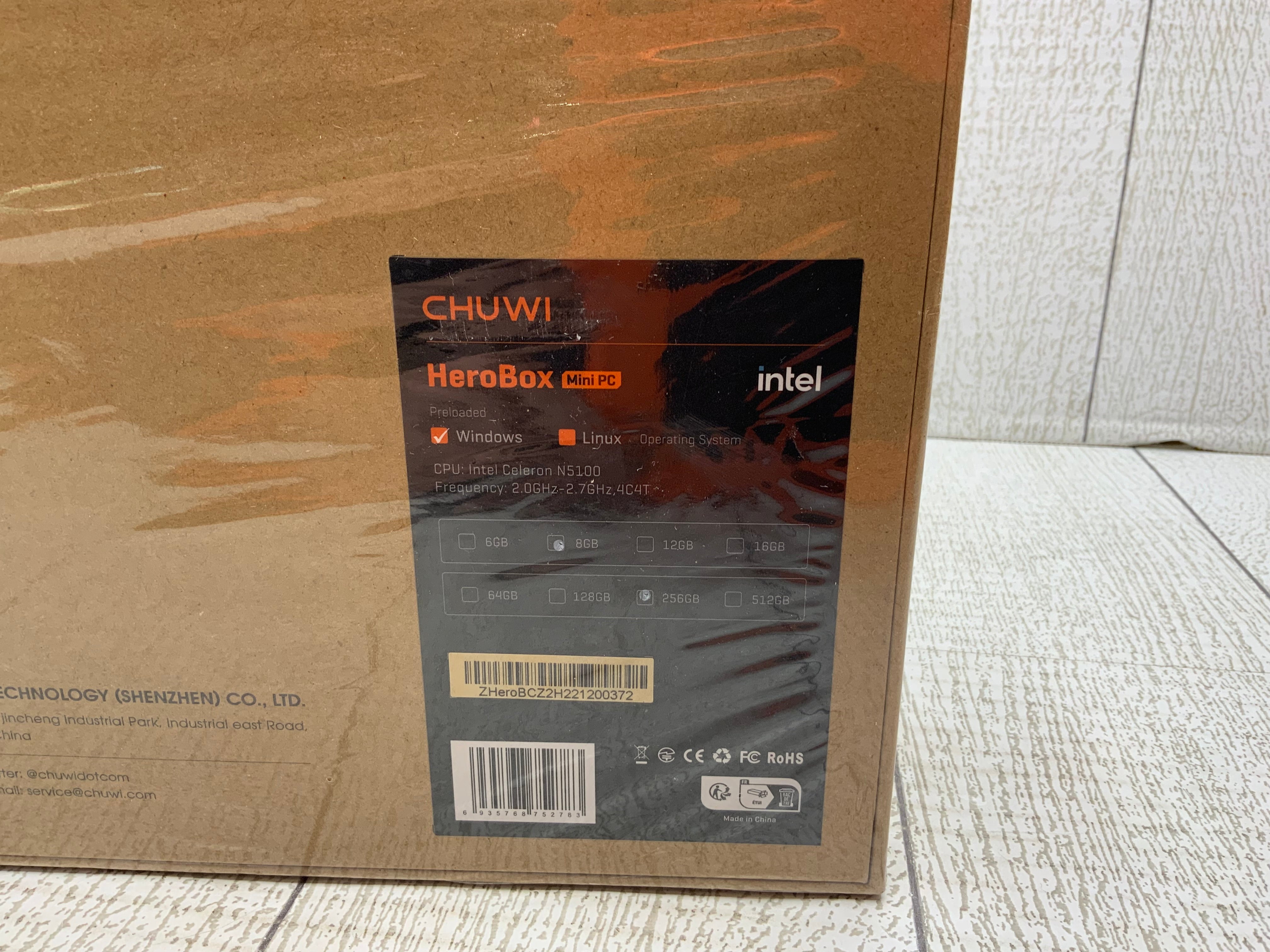 CHUWI HeroBox Mini PC Windows 10 Mini Desktop Computer (8055271424238)