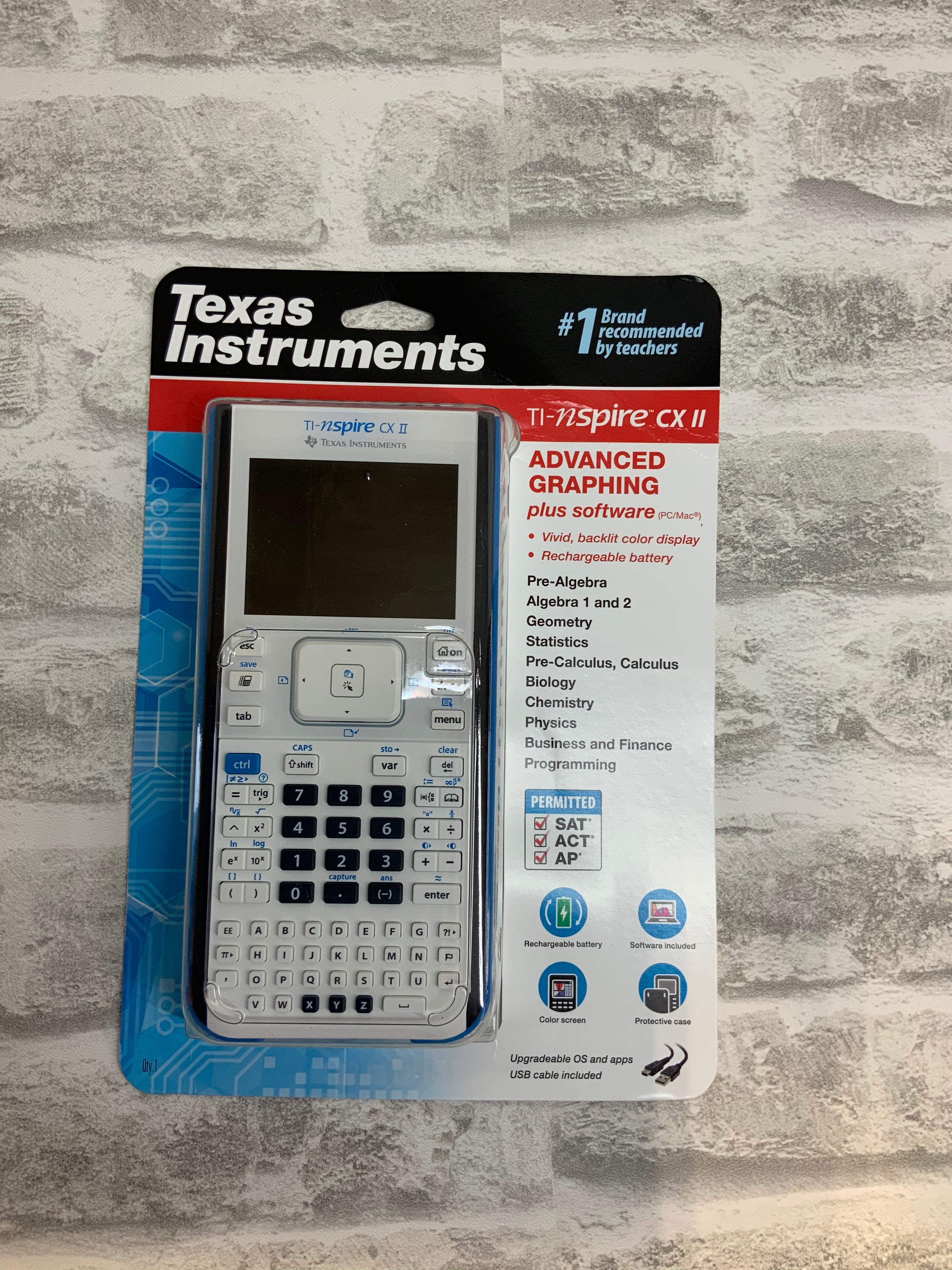 TI-Nspire CX II Color Graphing Calculator with Student Software (PC/Mac) (7495218856174)