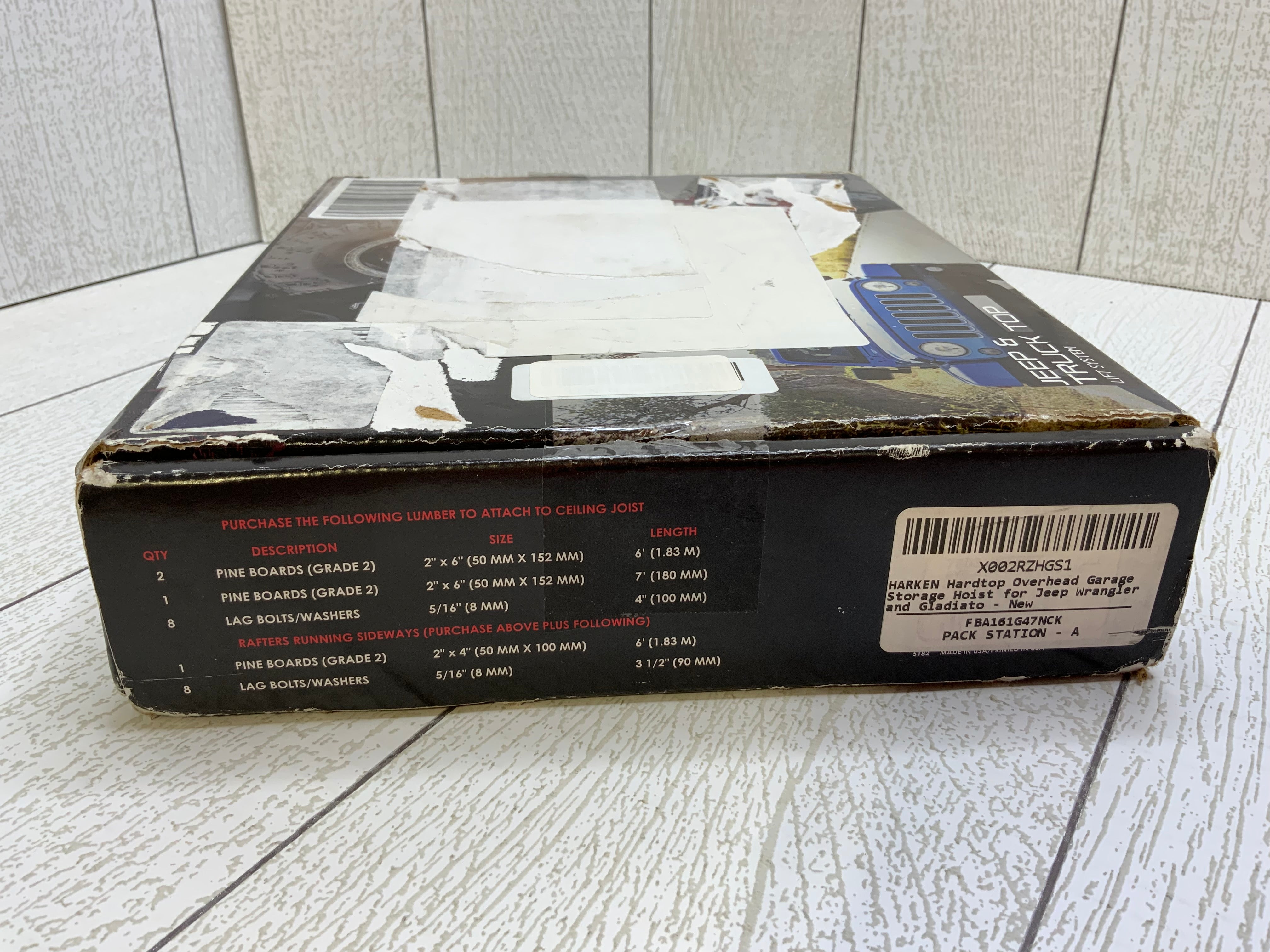 HARKEN Hardtop Overhead Garage Storage Hoist for Jeep Wrangler Hard