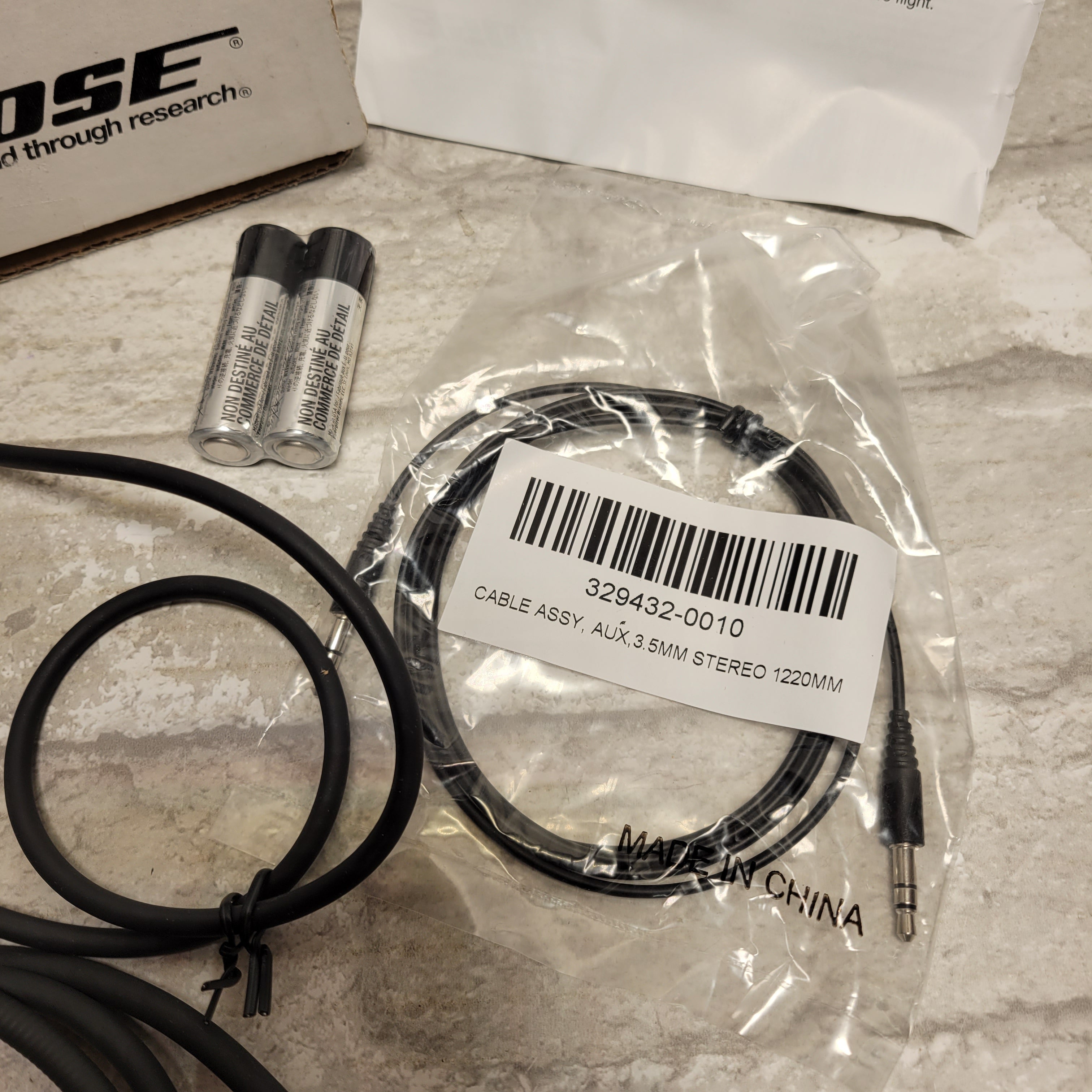 Bose A20 Cable Assembly Straight Cord, XLR Connector