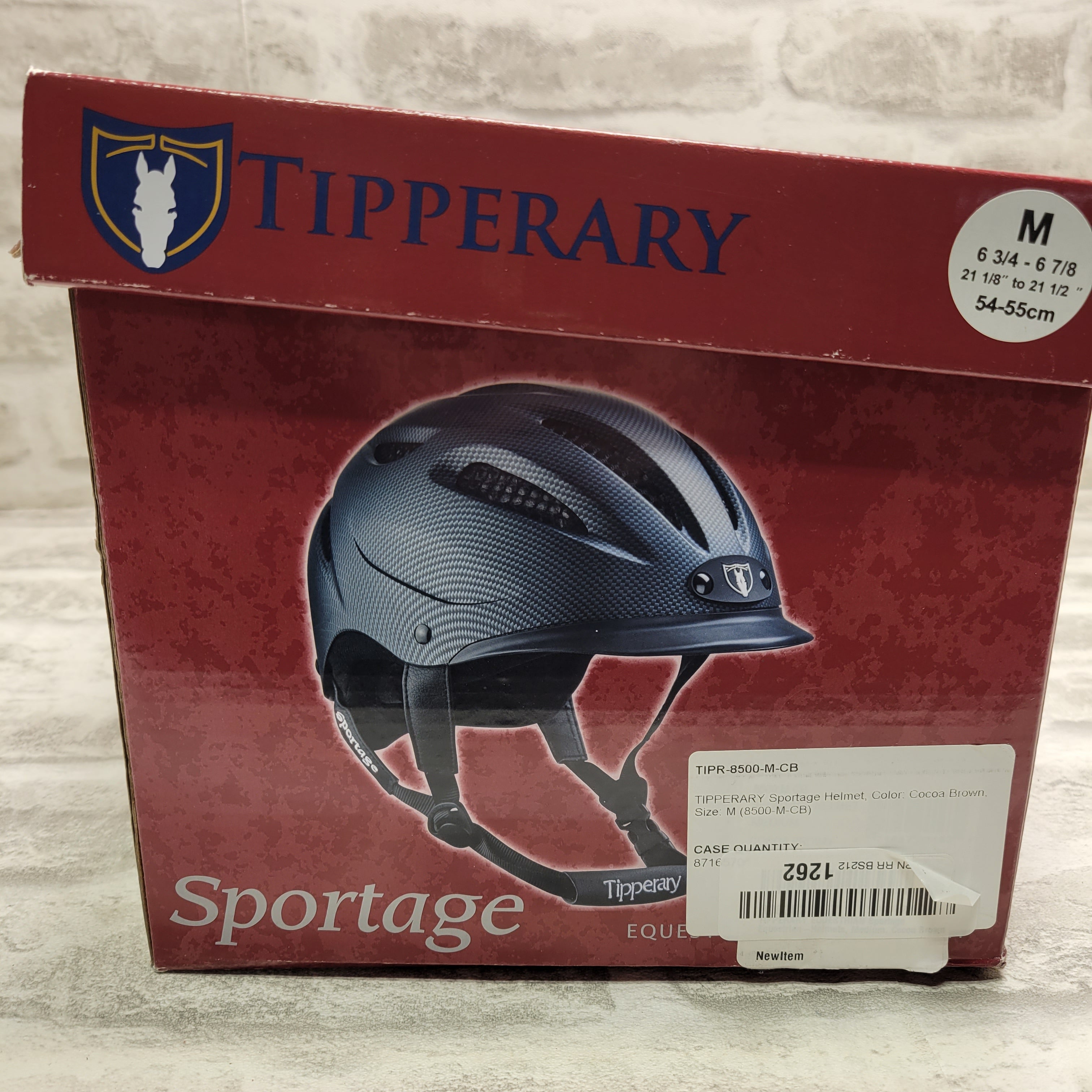 Tipperary Sportage 8500 Riding Helmet, Medium, Cocoa Brown (7578778960110)