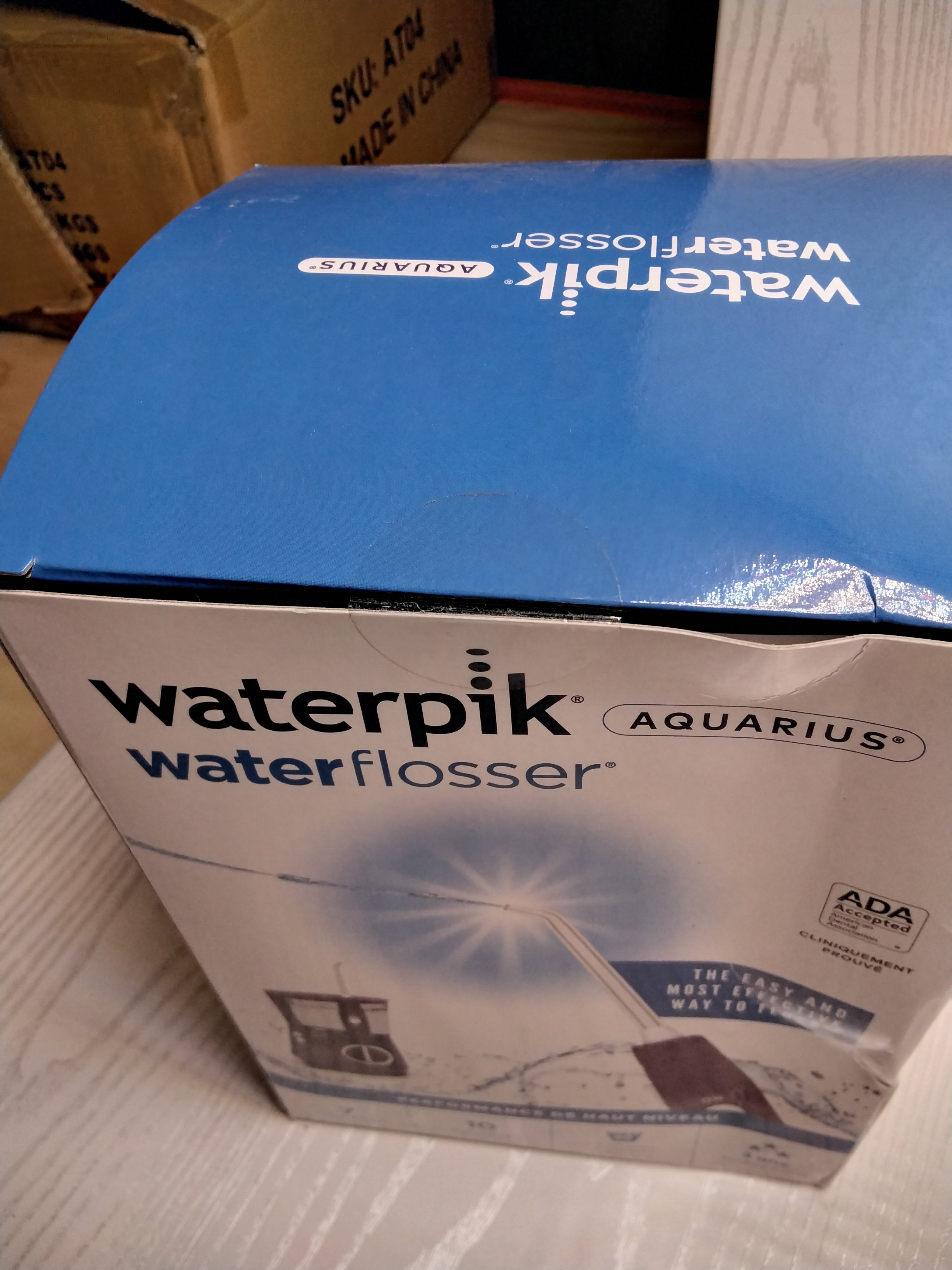 *SEALED* Waterpik WP-665 Water Flosser Electric Dental, Aquarius, Orchid (7704022384878)