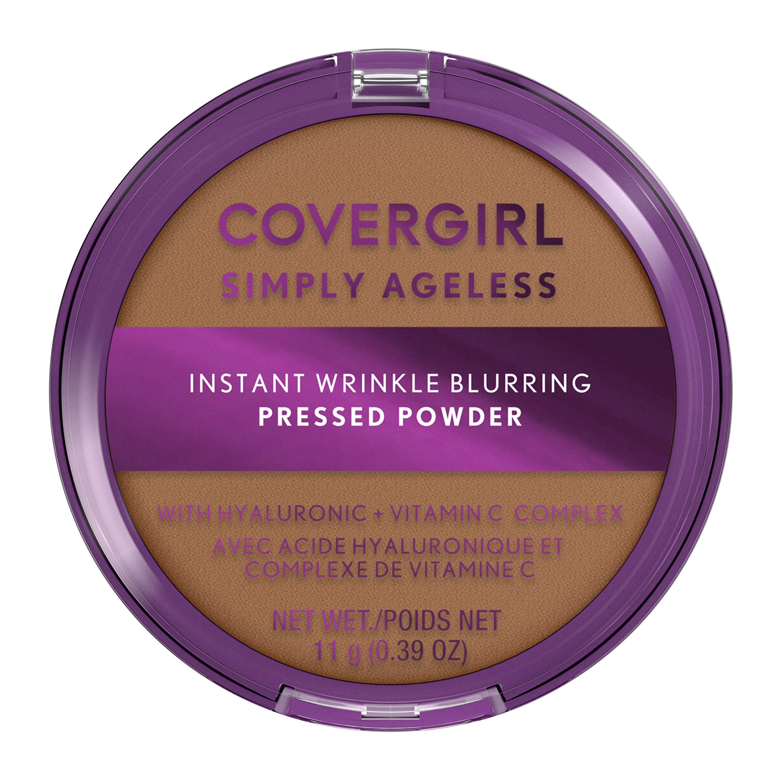 Covergirl Simply Ageless Wrinkle Blurring Pressed Powder Soft Sable #275, 2 Pack (7916665307374)