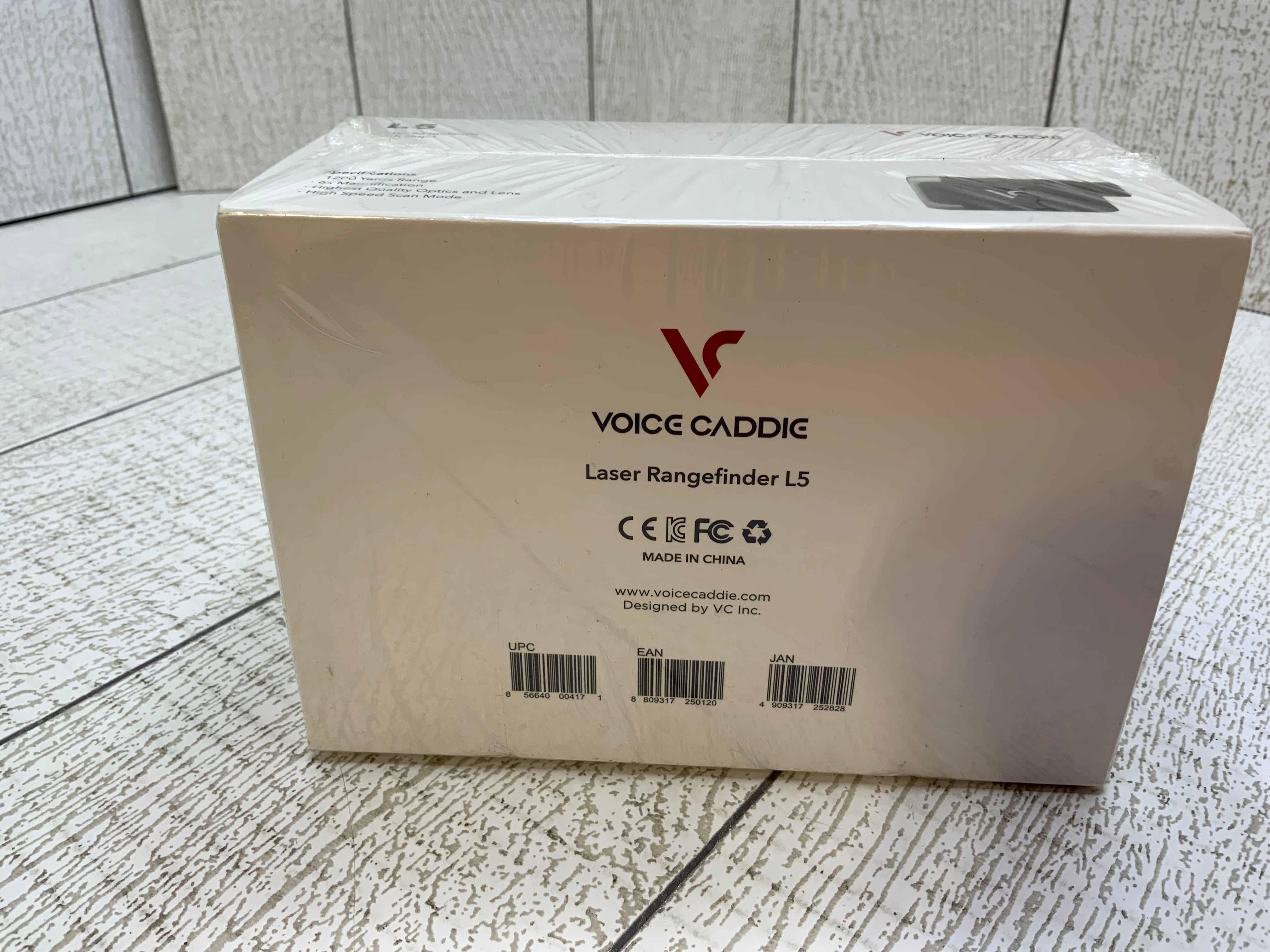 Voice Caddie Golf- L5 Laser Rangefinder, Black (7957762474222)