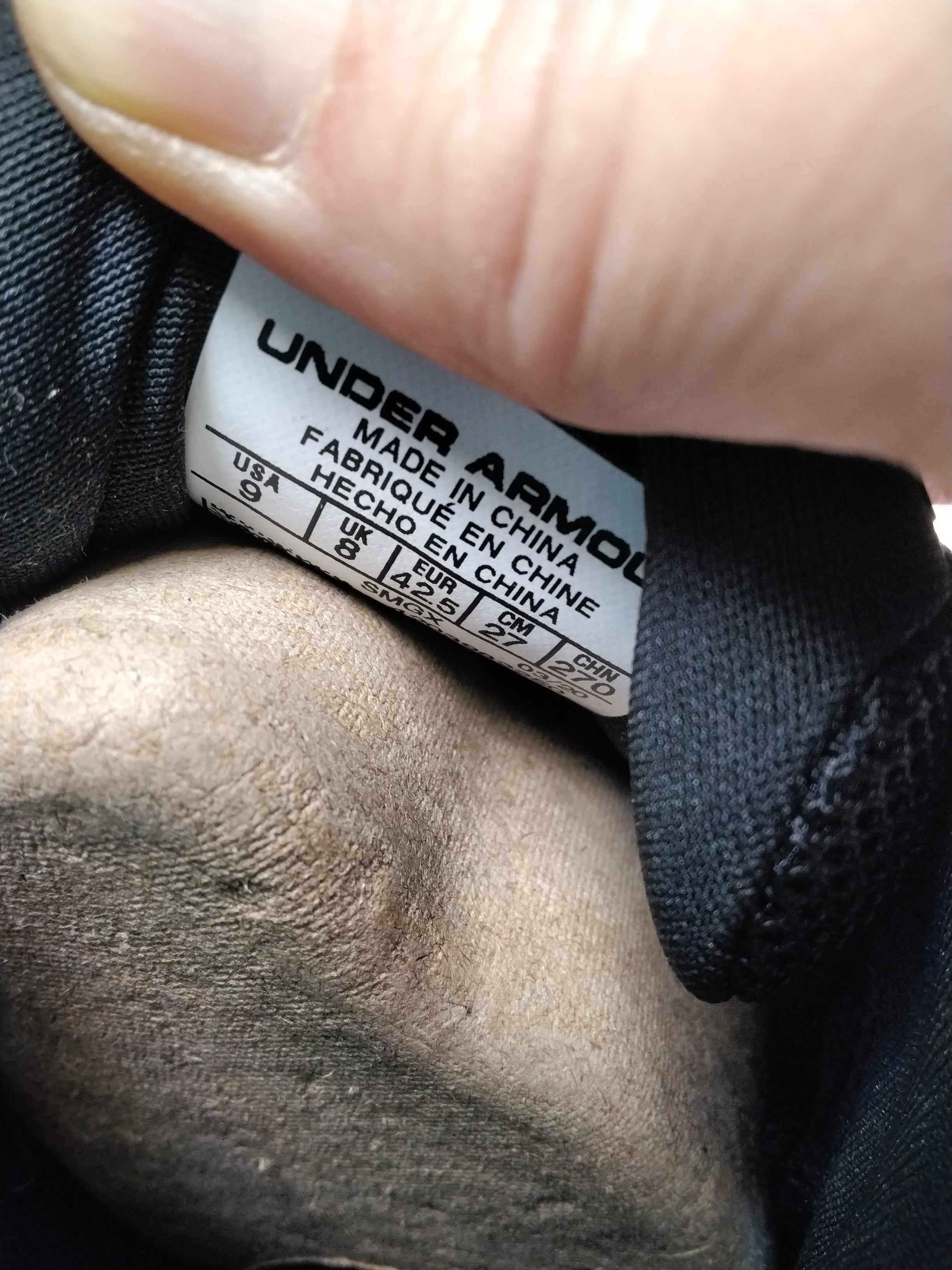 Women's Under Armour Charged Impulse - Black, Size 9 (7928668160238)
