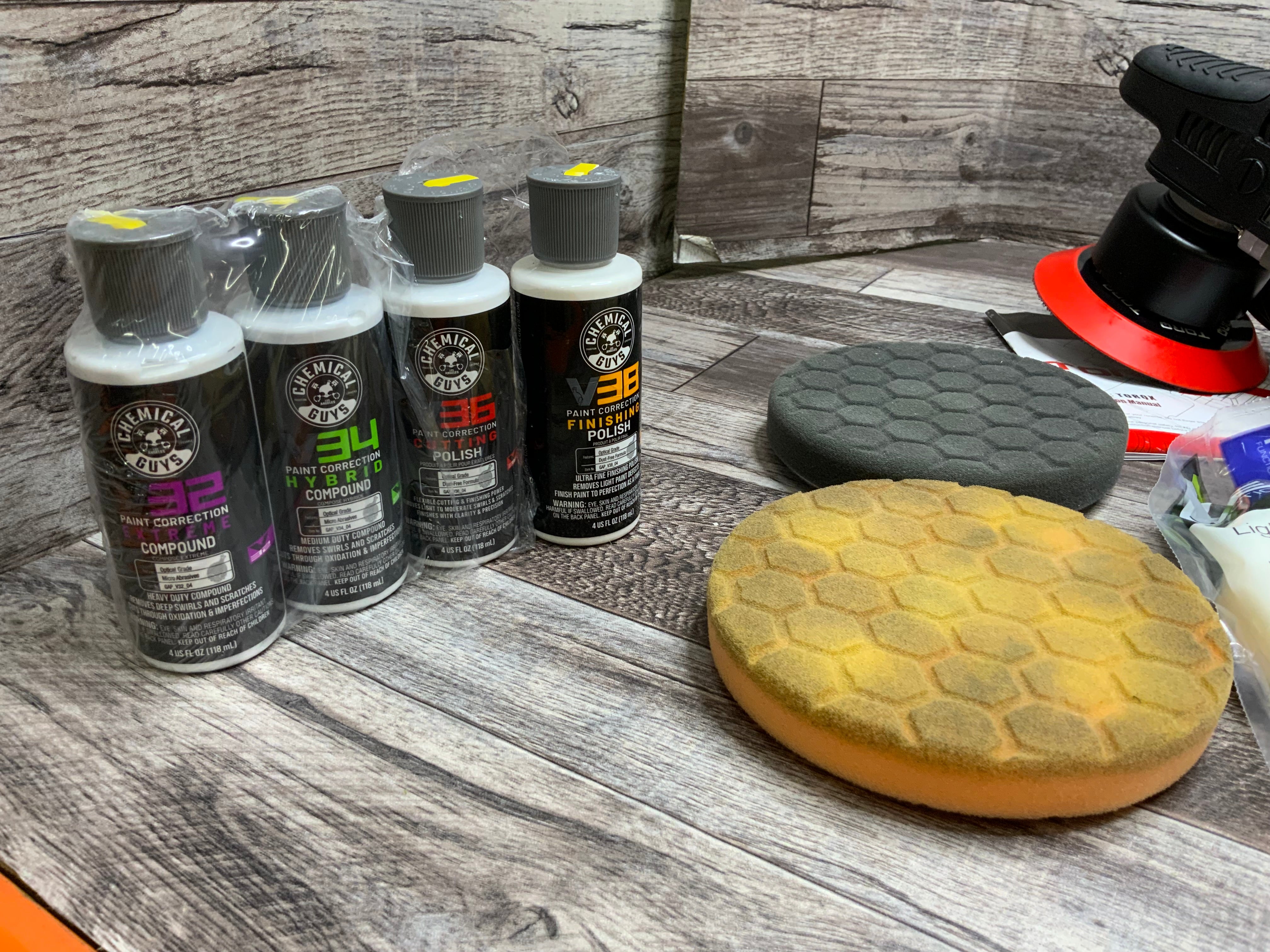 TORQ Random Orbital Polisher - With Polish Compounds & Pads (8100784439534)